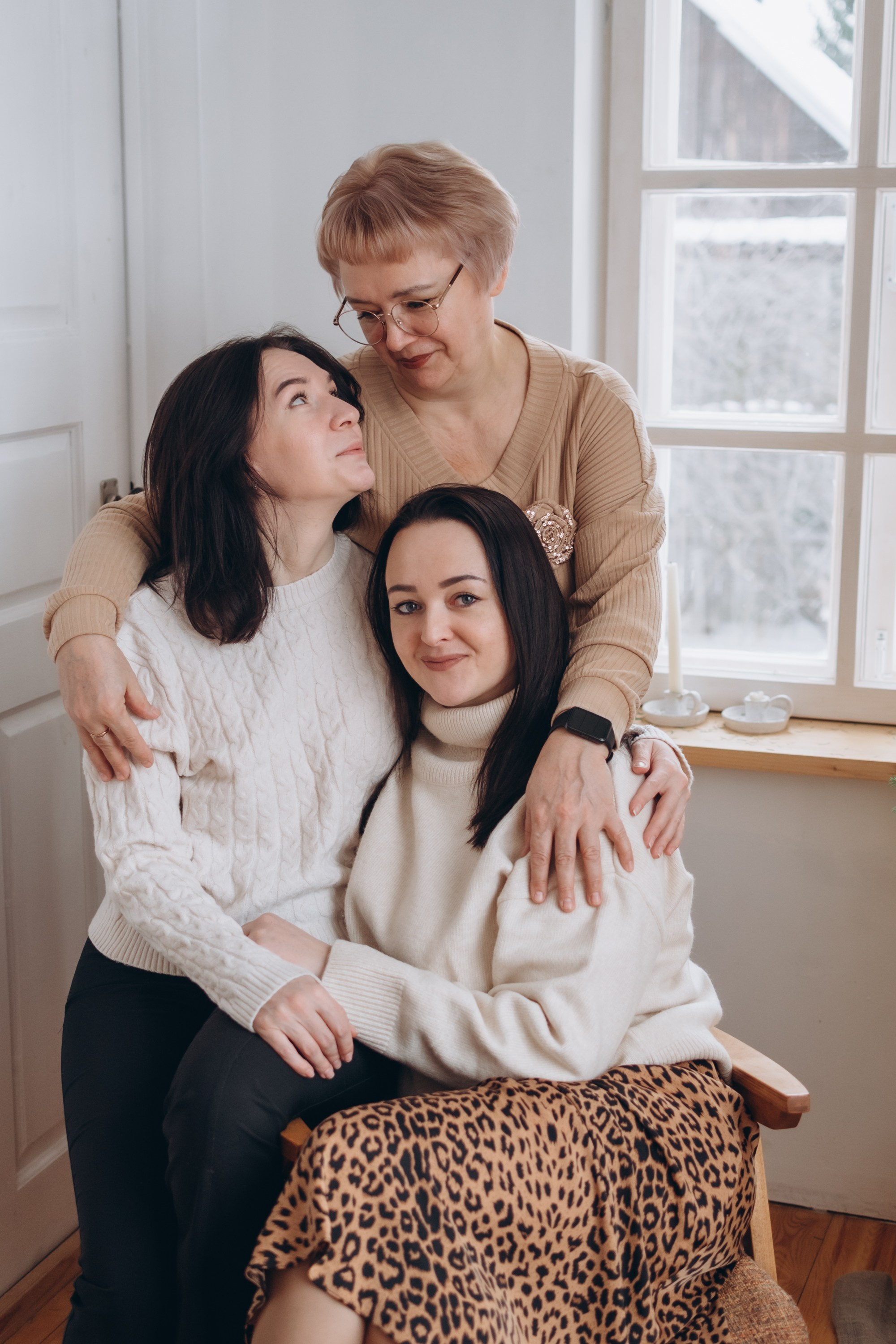 Новогодняя съемка Ольги с семьей. Семейный фотограф в Тюмени Ксения Мязитова