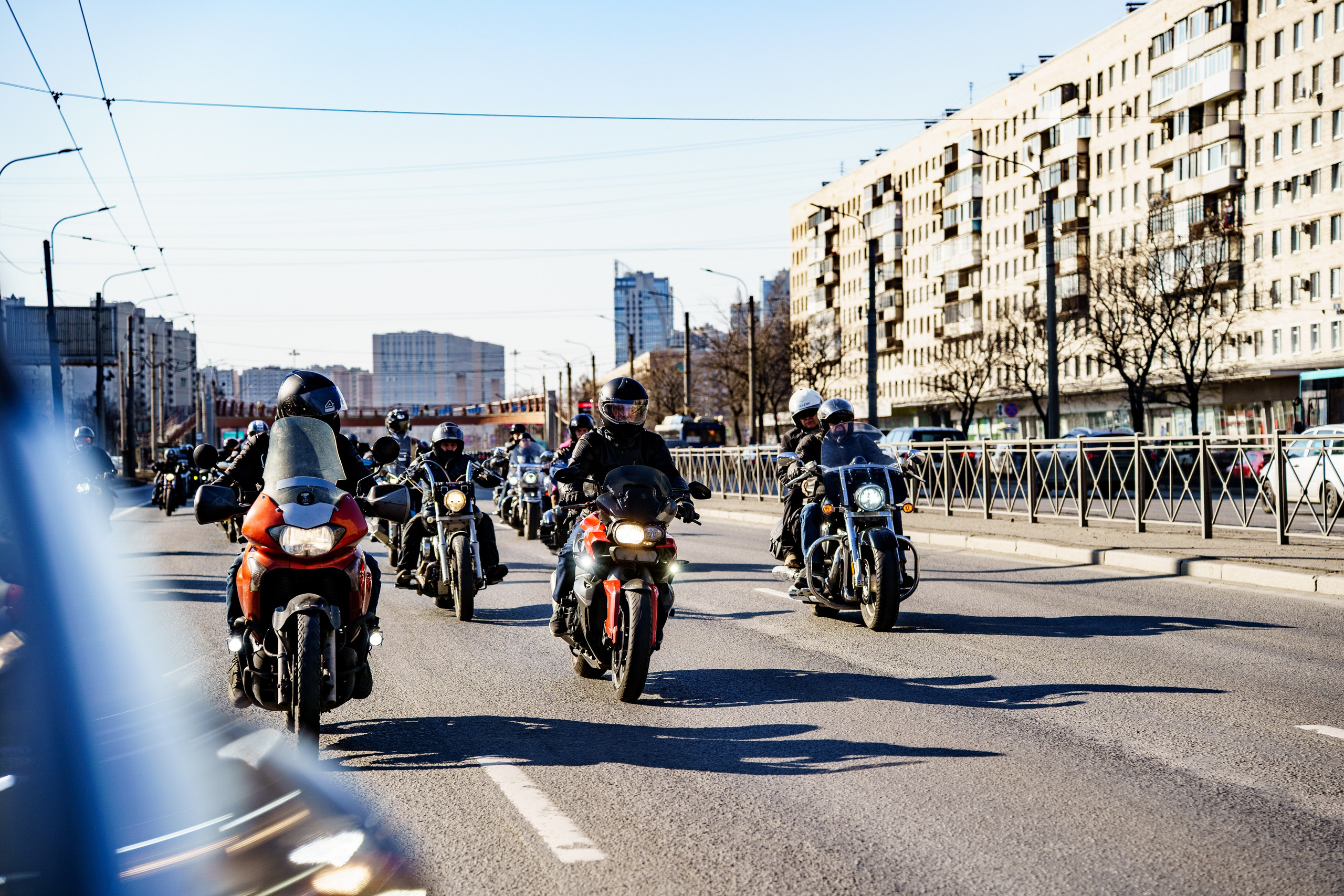 Прохват мотоклуба Norman Riders ч.1. Концертный и репортажный фотограф в Санкт-Петербурге Слава Пахомов