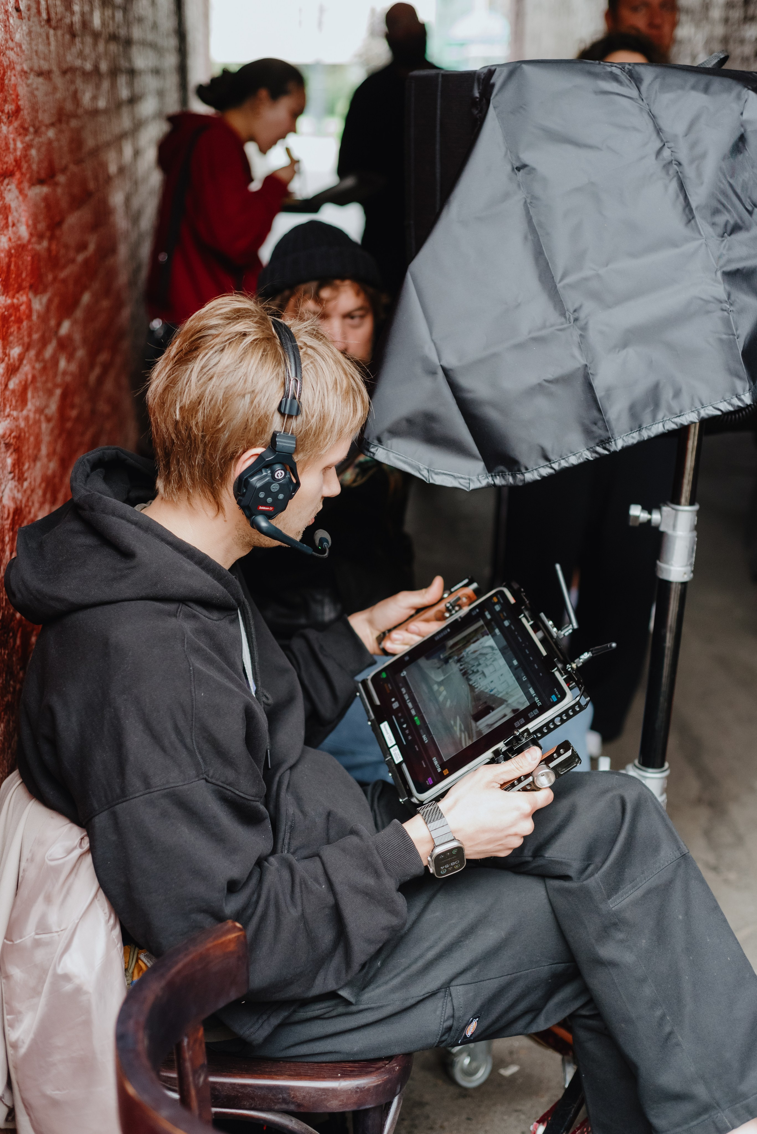 Бэкстейдж съемки клипа. Фотограф в Москве