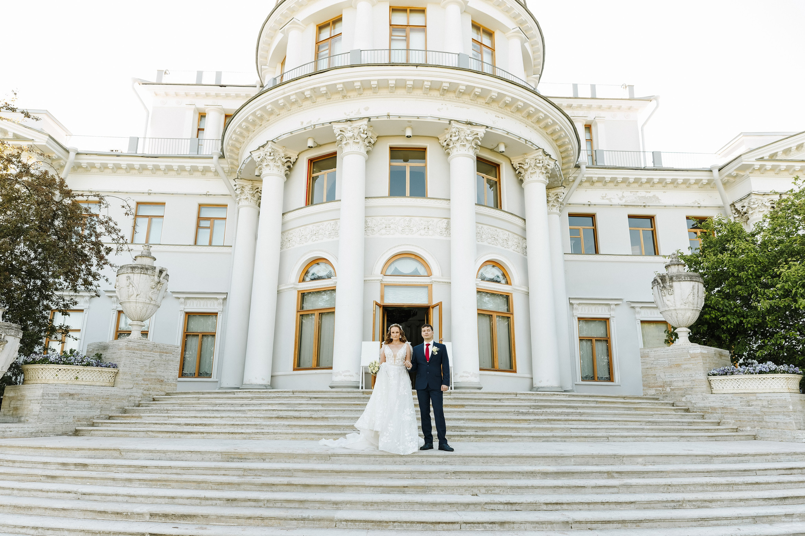 Наташа и Коля. Свадебная фотосессия на Елагином острове. Свадебный и портретный фотограф в Санкт-Петербурге Анна Демьянова