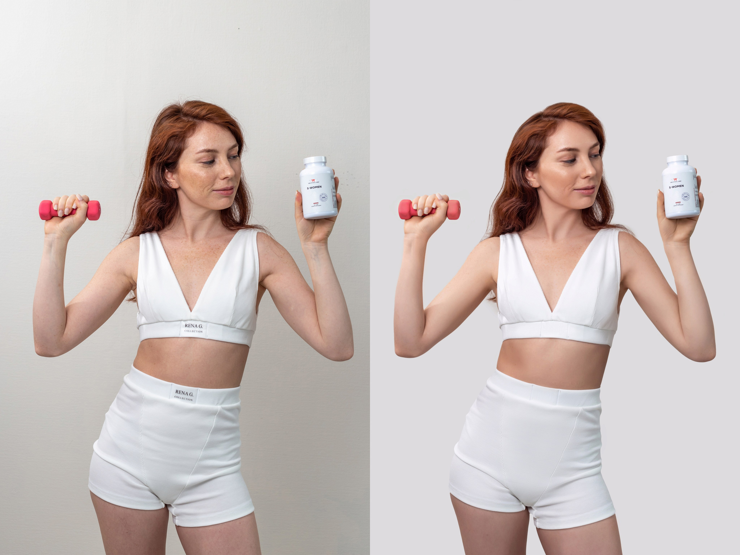 Для рекламы спортивной одежды и питания