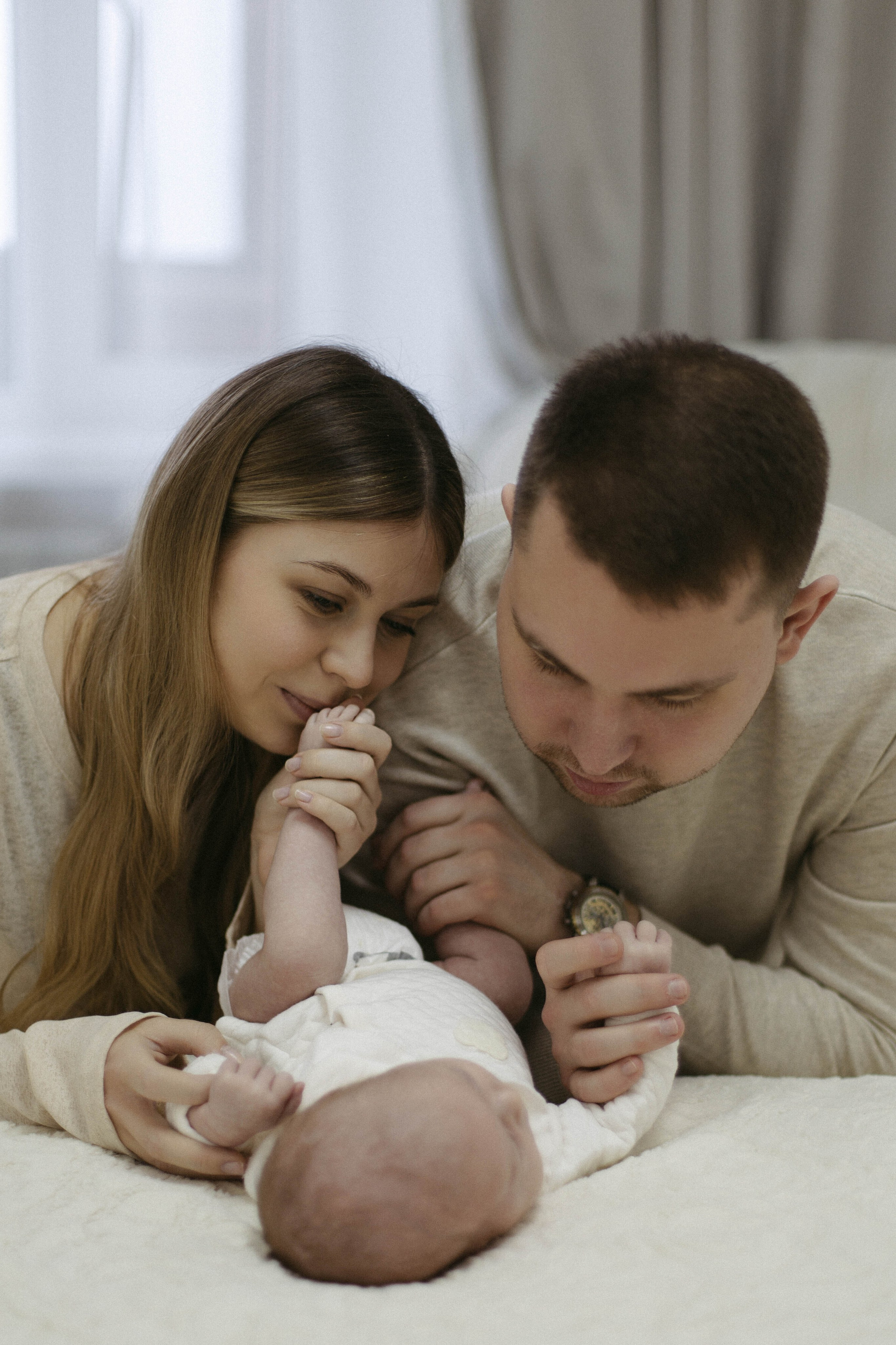Лере 1 месяц. Семейный фотограф Гульцовская Екатерина