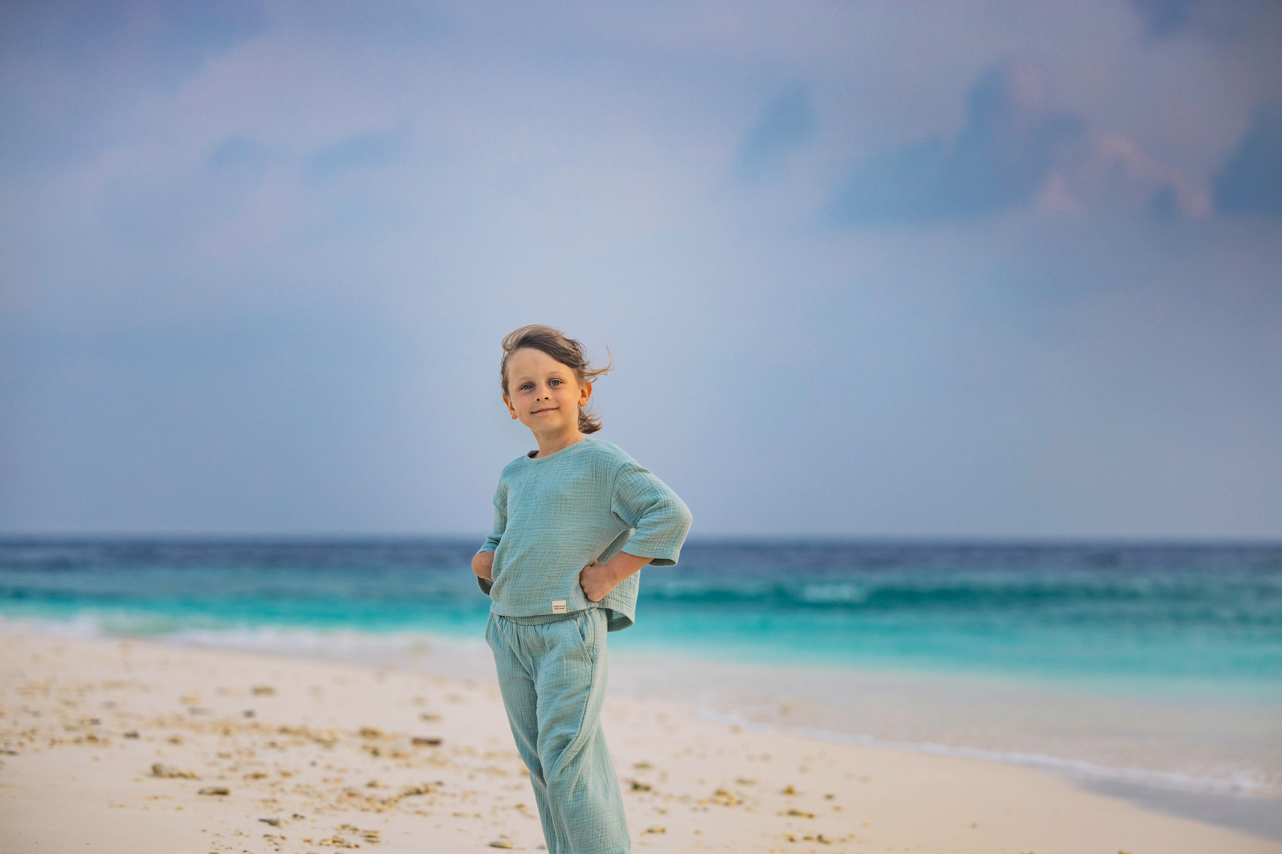 Детская фотосессия на мальдивах на острове Укулас