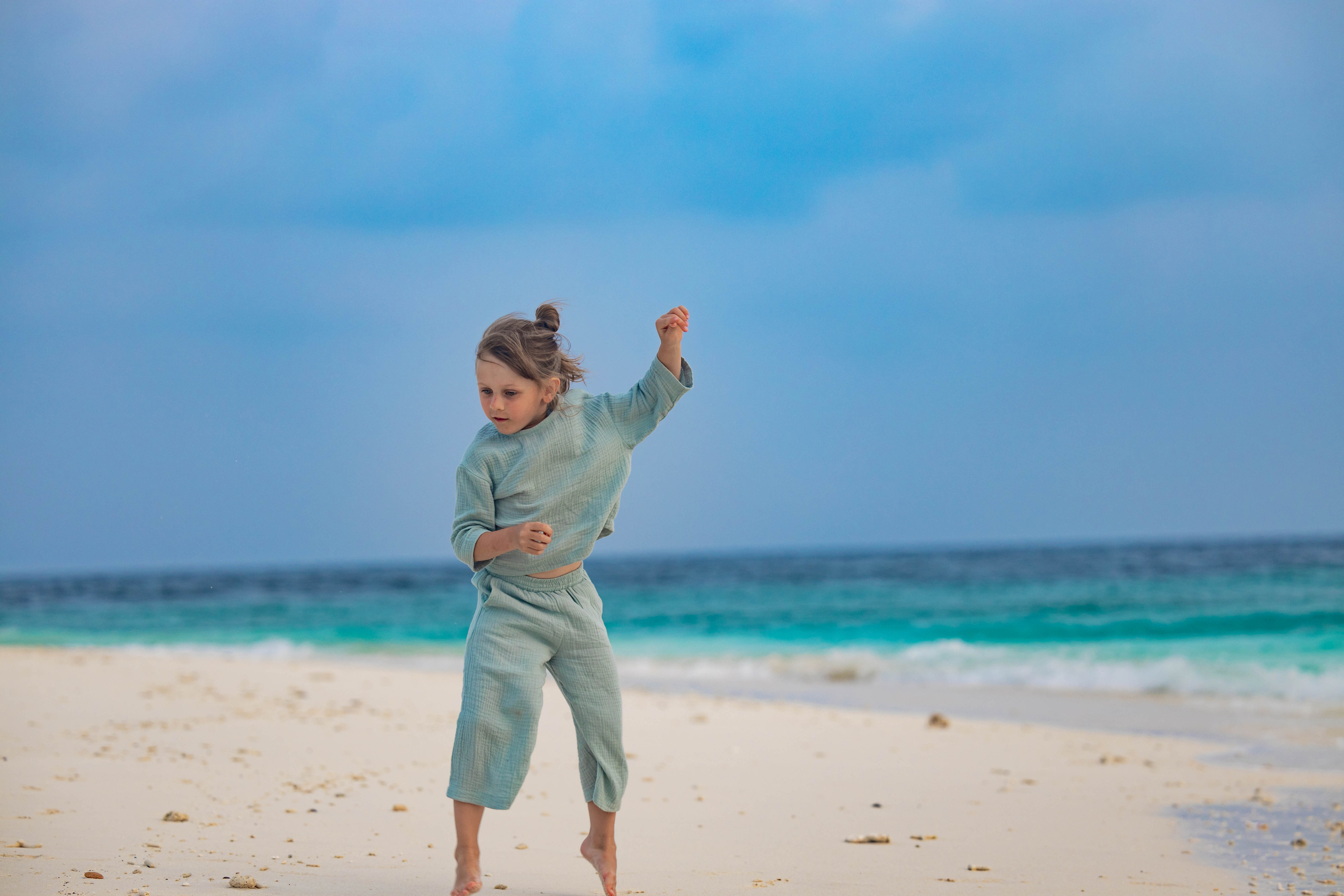 Детская фотосессия на мальдивах на острове Укулас