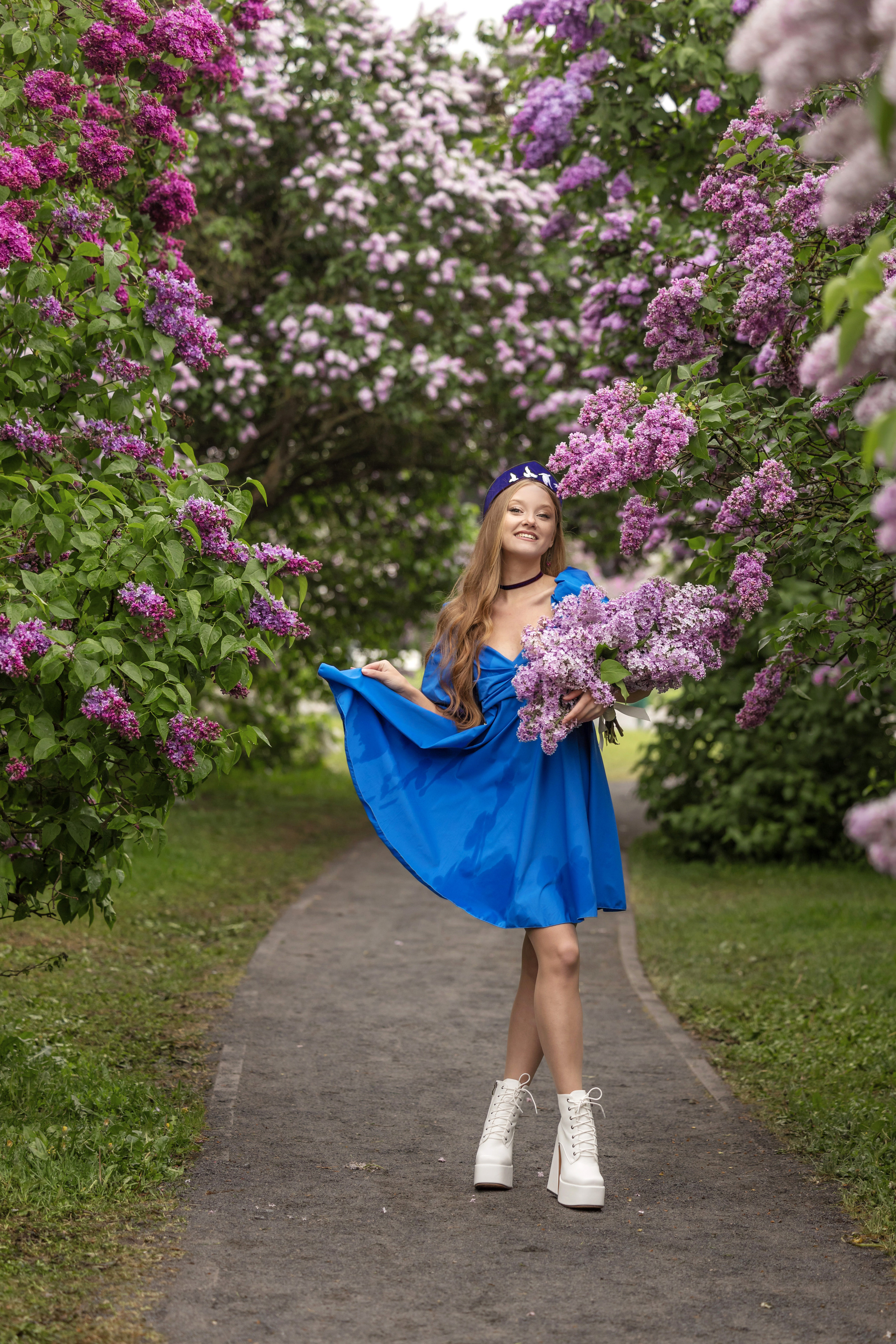 Красивая Фотосессия  девушки в сирене