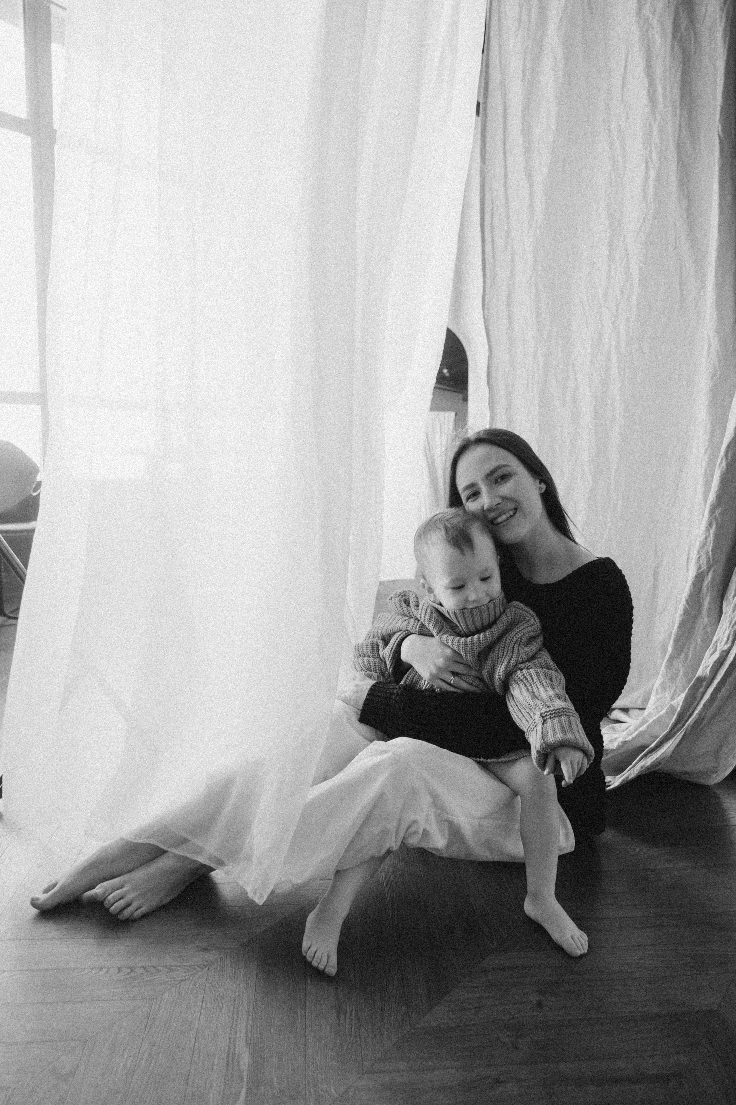 Мама и сын. Фотограф Астафьева Мария