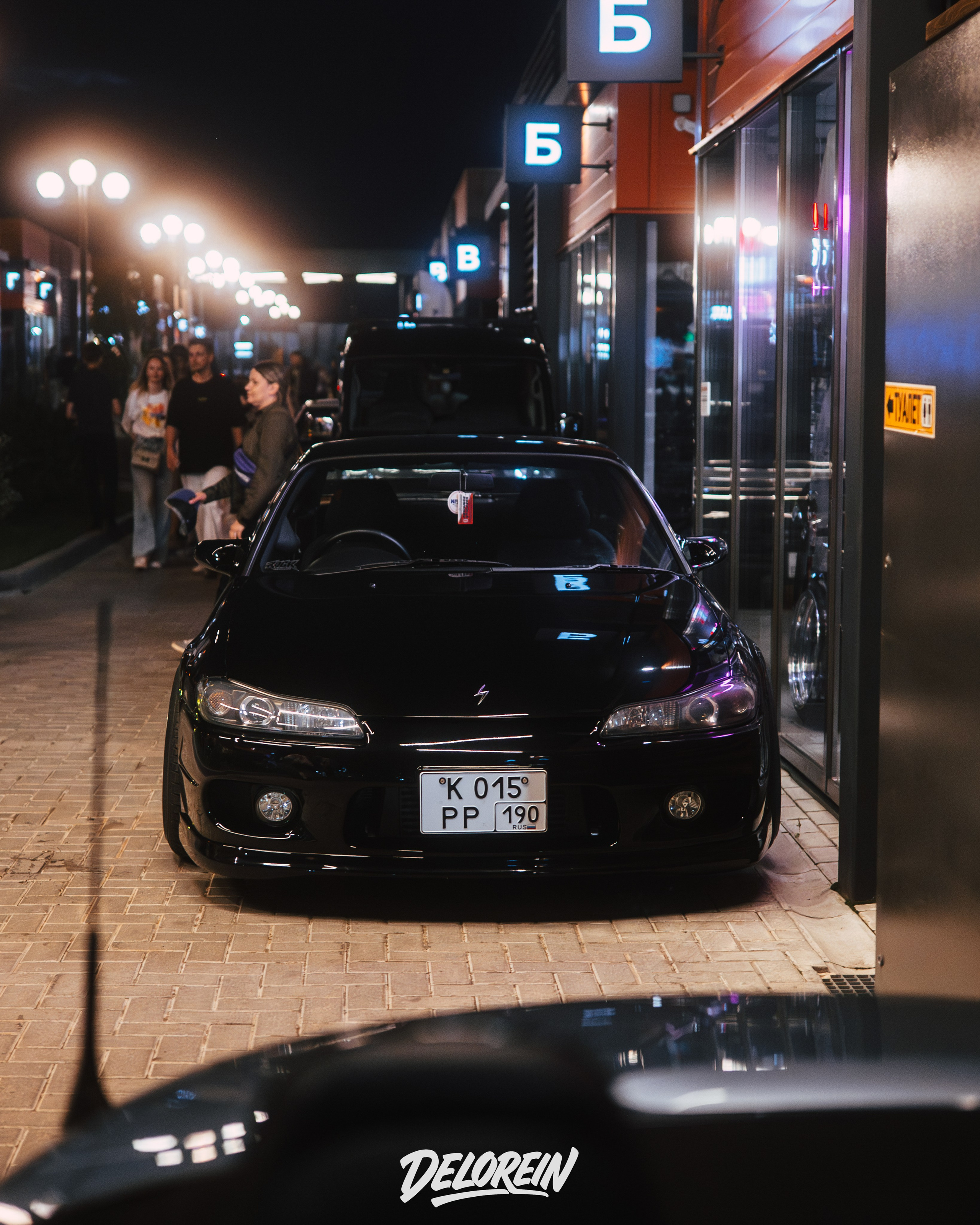 Nissan Silvia черносливка S15 @sindik_ciay. DeLorein