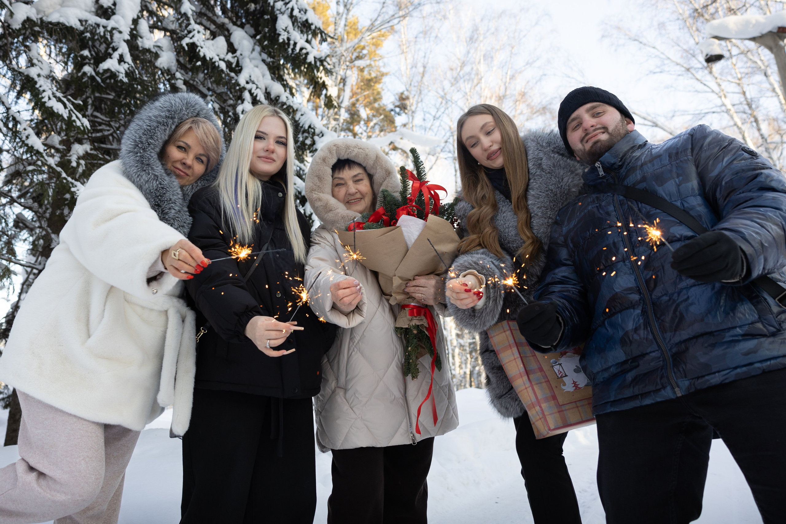 Новогодние. Фотограф Новосибирск, Академгородок, Бердск — Айна