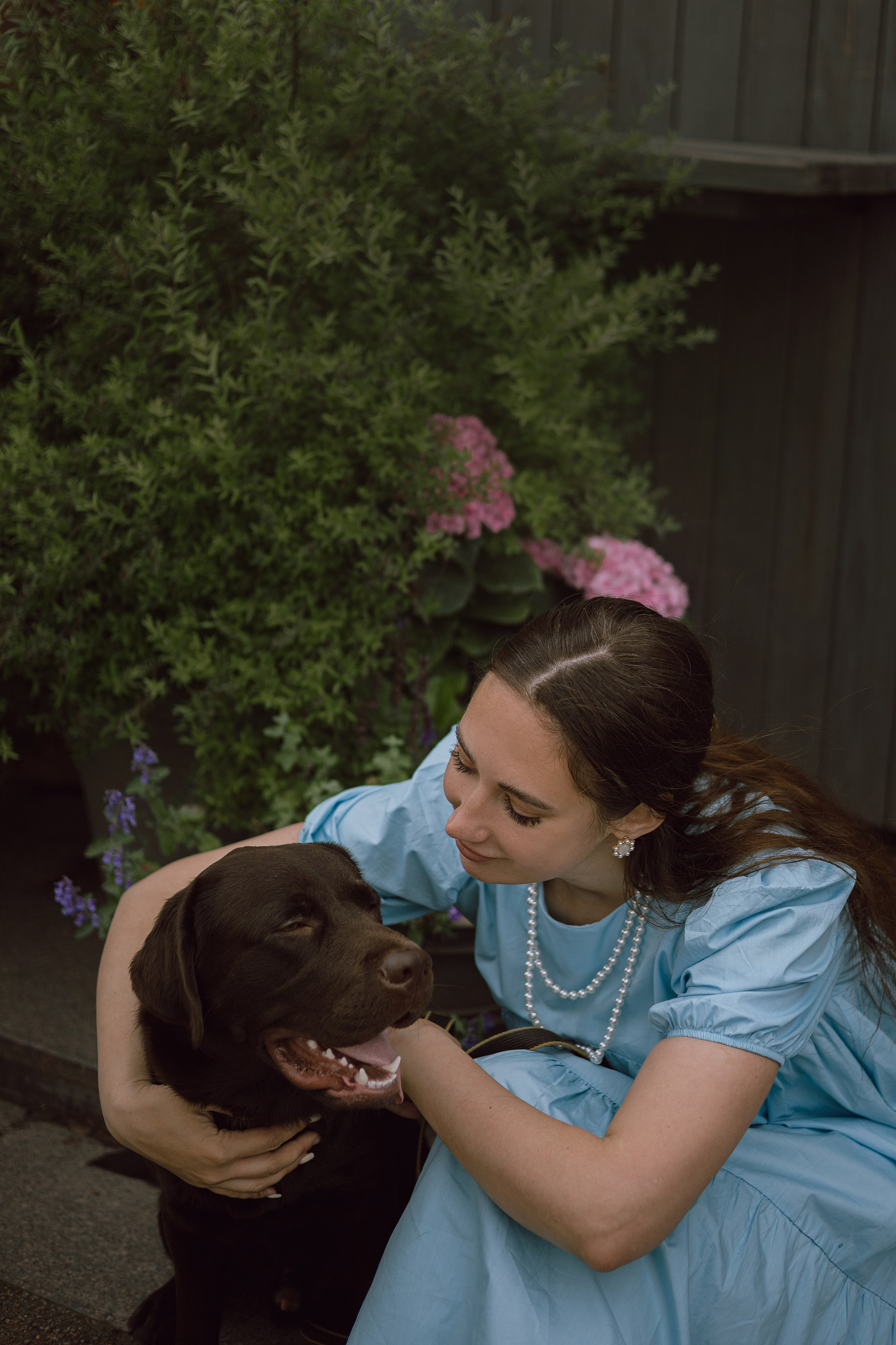 Оля и шоколадный Тимофей. Фотограф — анималист •love-story•|Санкт-Петербург