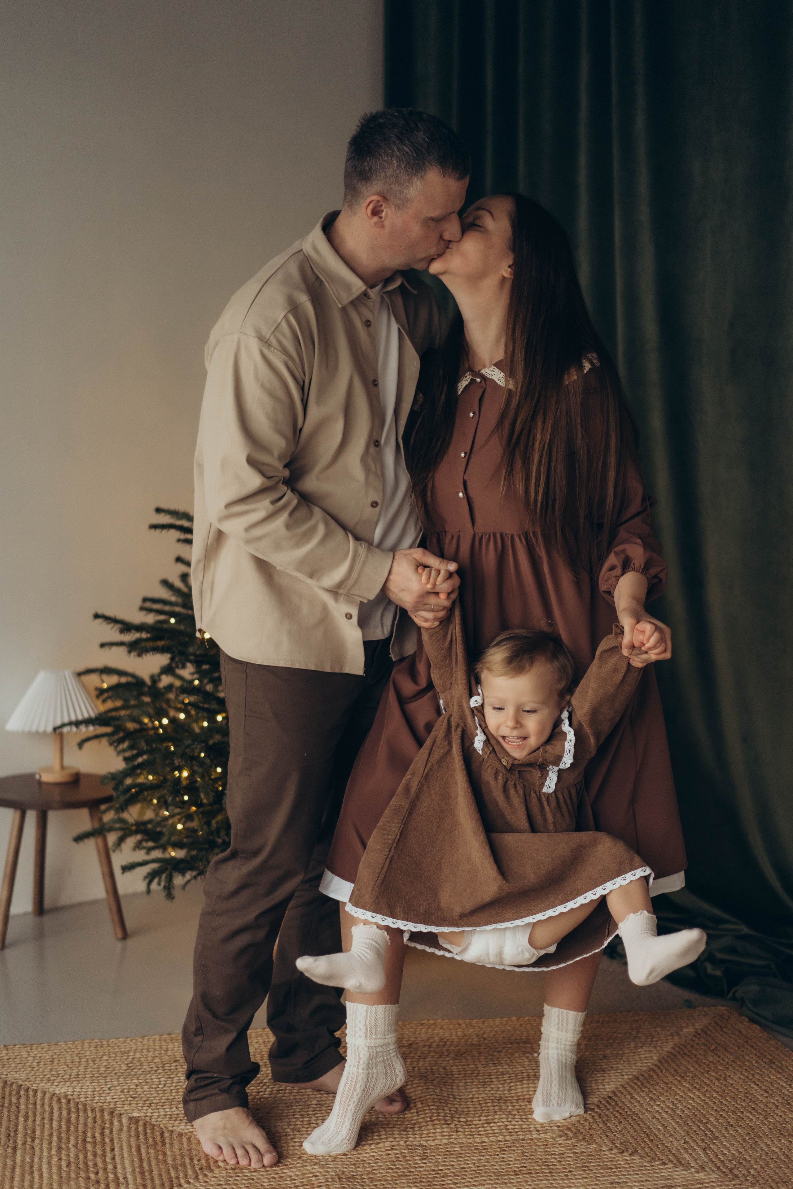 Екатерина, Николай и малышка Аня