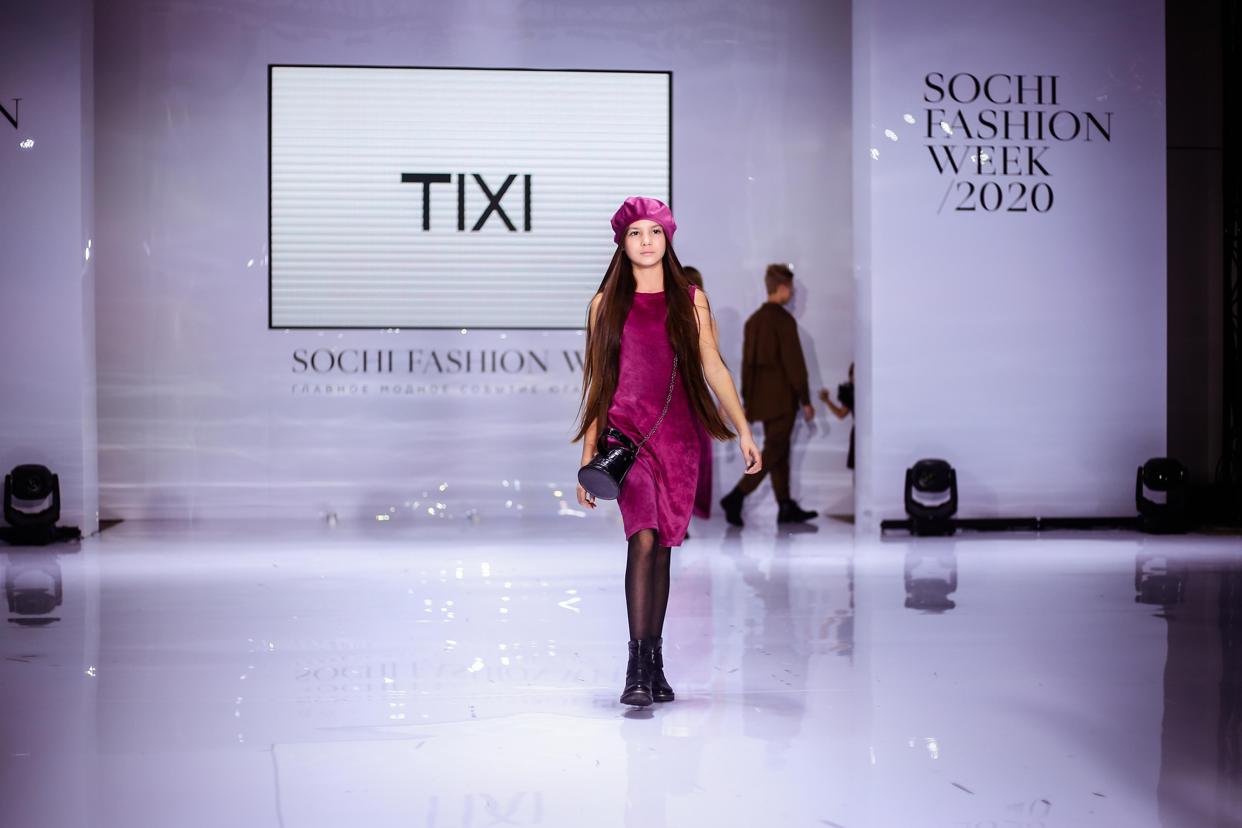 NEW COLLECTION BRAND TIXI SOCHI FASHION WEEK. Модельная студия MIA Models