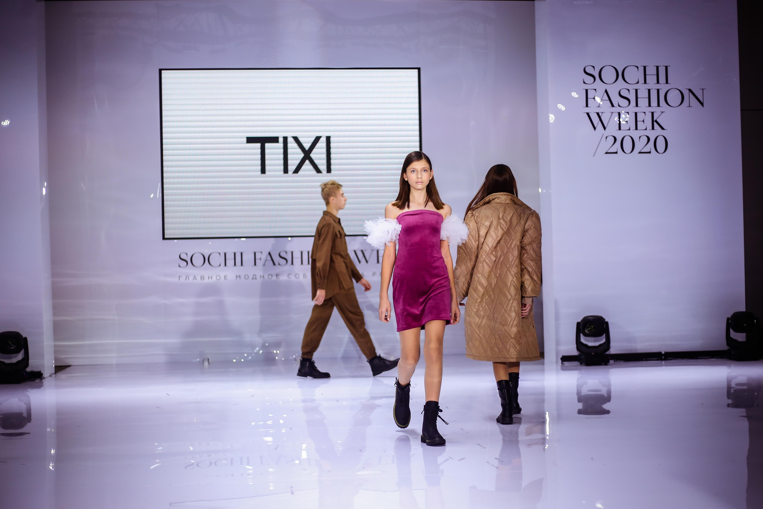 NEW COLLECTION BRAND TIXI SOCHI FASHION WEEK. Модельная студия MIA Models