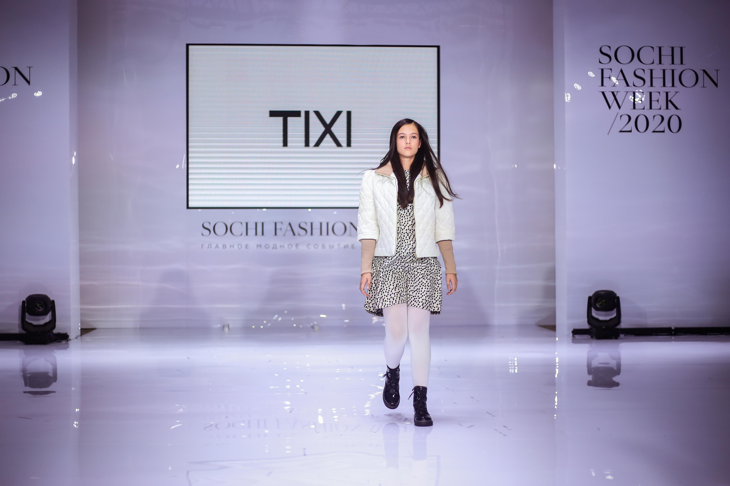 NEW COLLECTION BRAND TIXI SOCHI FASHION WEEK. Модельная студия MIA Models