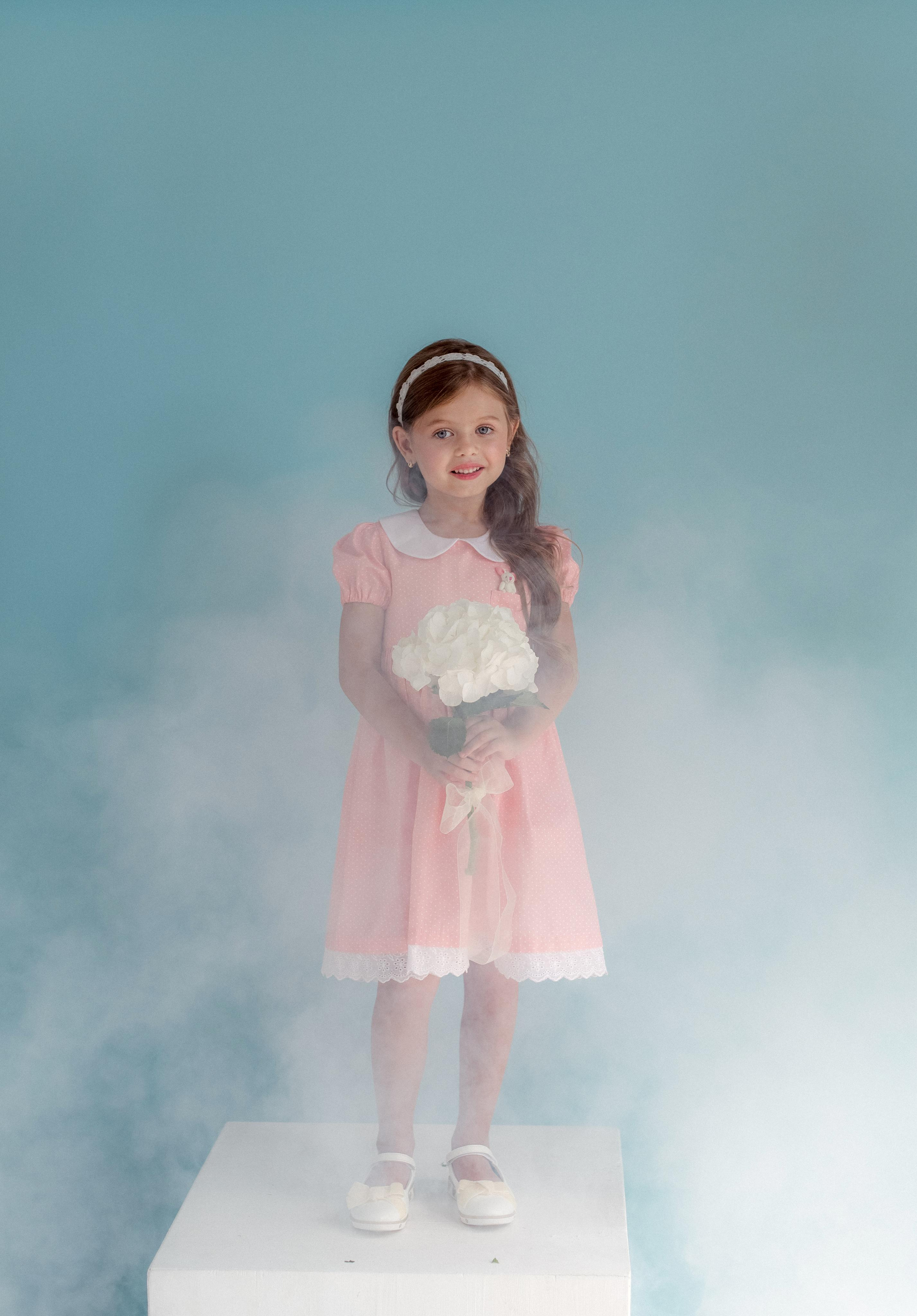 Рекламная съемка детских платьев SUN MARINO STORE г. Краснодар. Модельная студия MIA Models