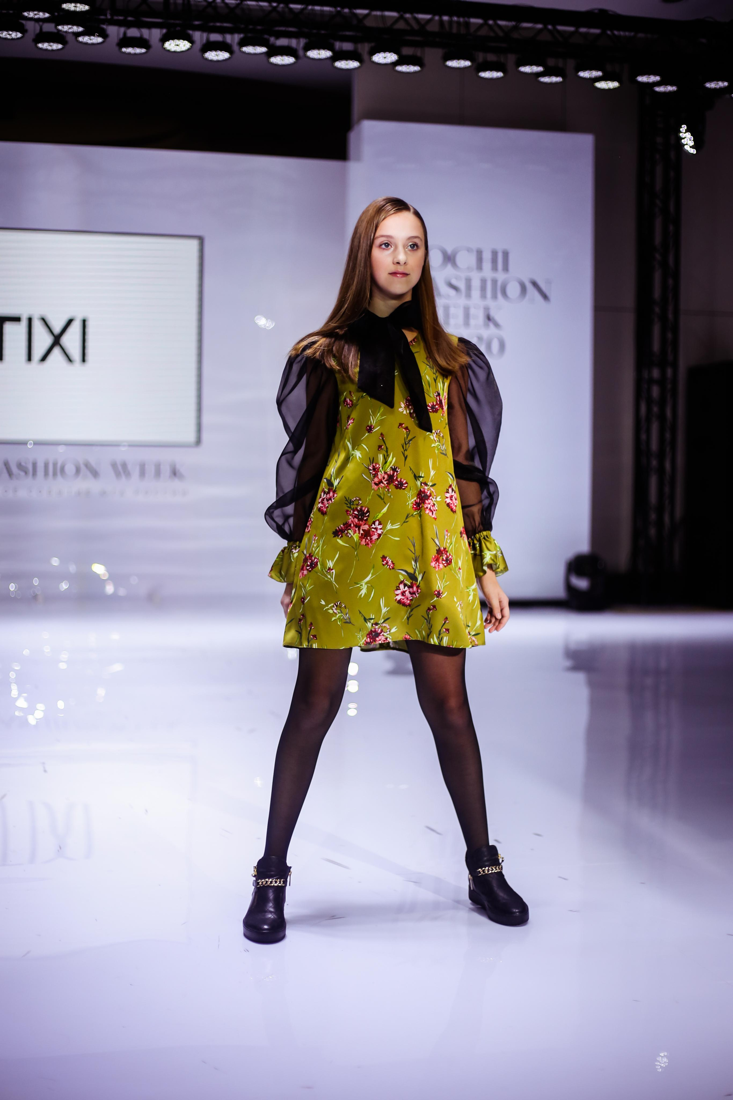 NEW COLLECTION BRAND TIXI SOCHI FASHION WEEK. Модельная студия MIA Models