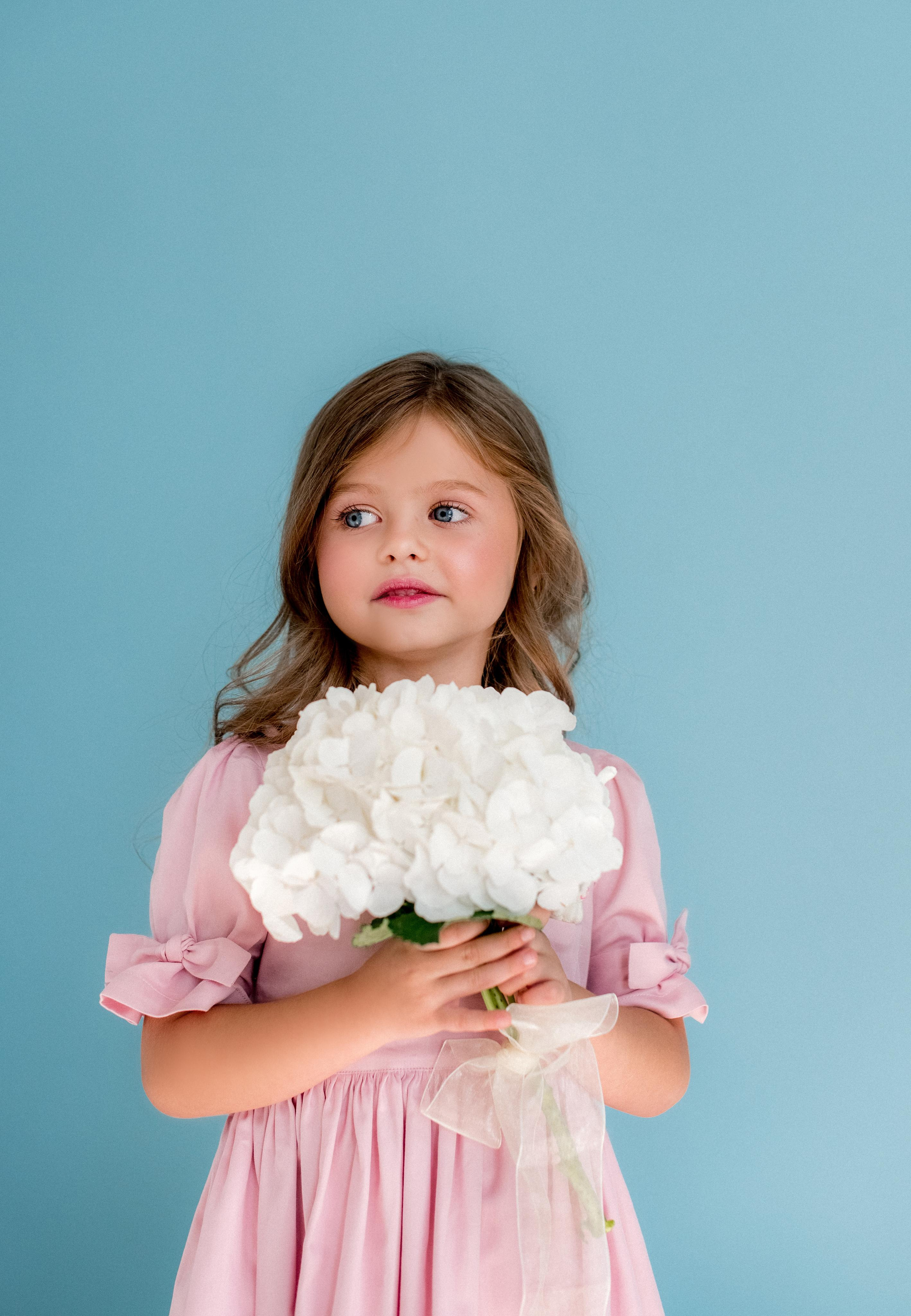 Рекламная съемка детских платьев SUN MARINO STORE г. Краснодар. Модельная студия MIA Models