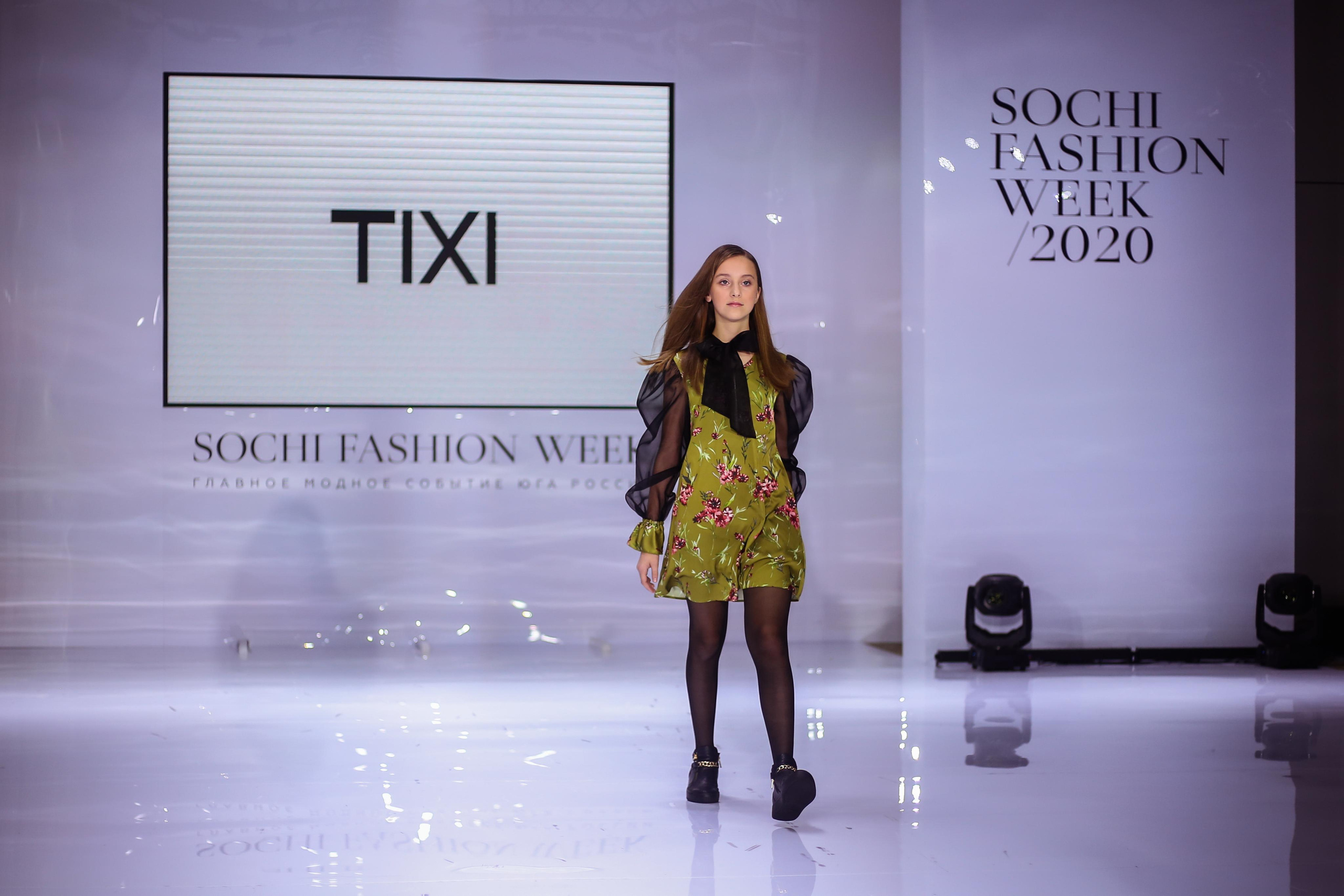 NEW COLLECTION BRAND TIXI SOCHI FASHION WEEK. Модельная студия MIA Models