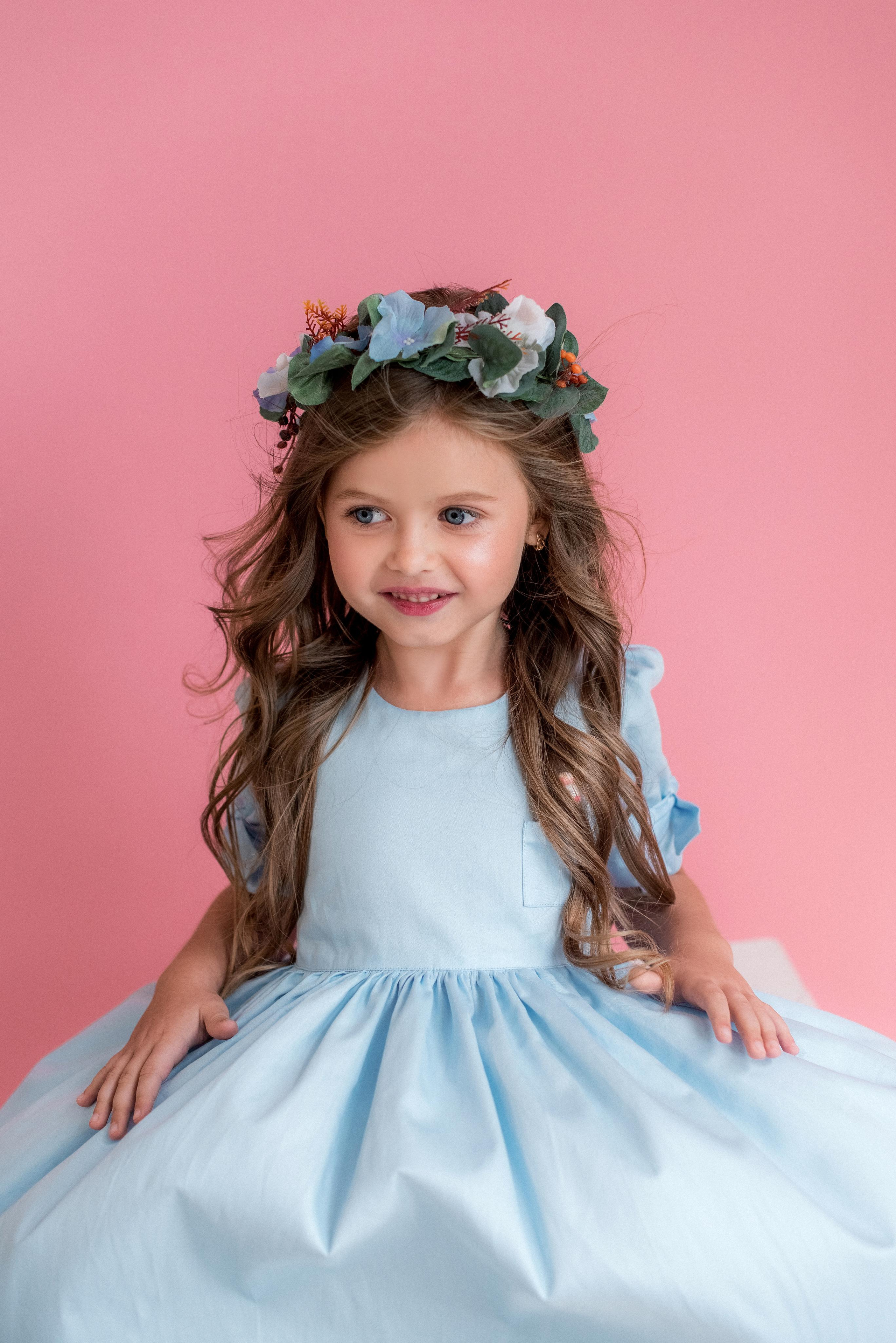 Рекламная съемка детских платьев SUN MARINO STORE г. Краснодар. Модельная студия MIA Models