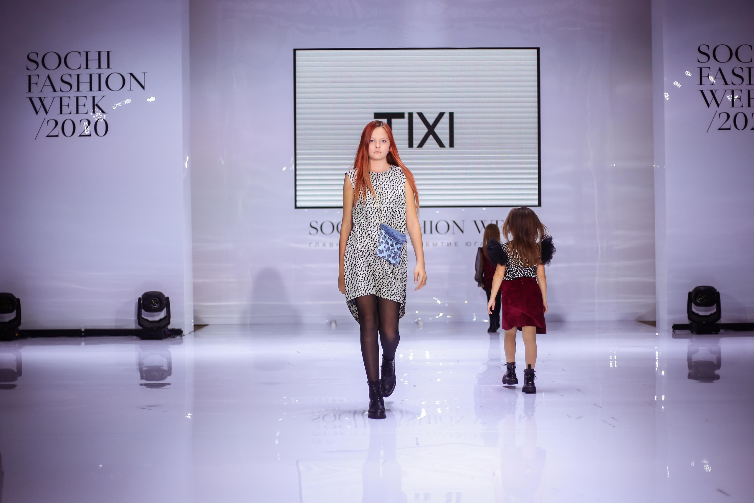 NEW COLLECTION BRAND TIXI SOCHI FASHION WEEK. Модельная студия MIA Models