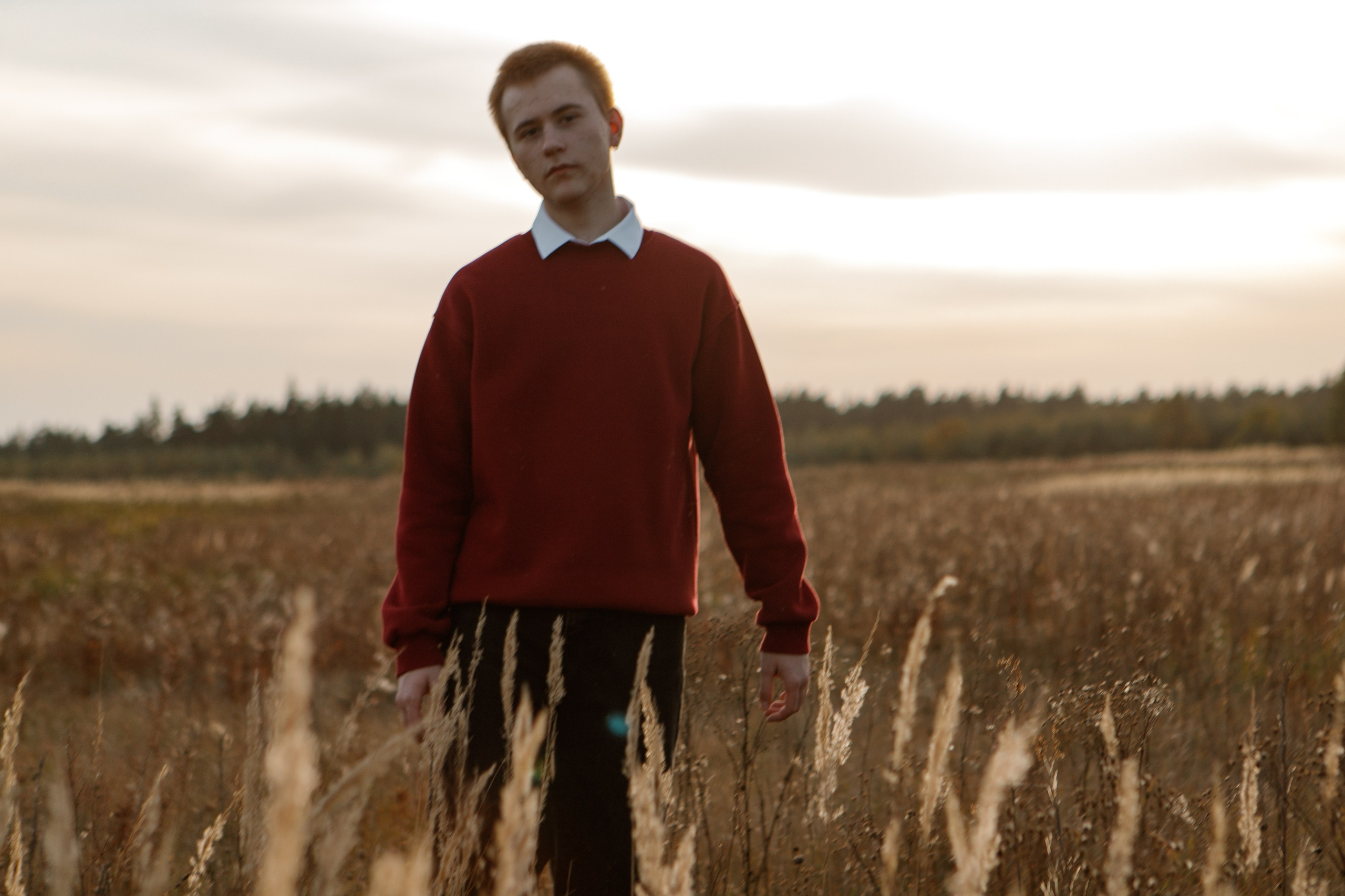 Backstage. Съемка клипа в поле. Фотограф Анастасия Кулешова