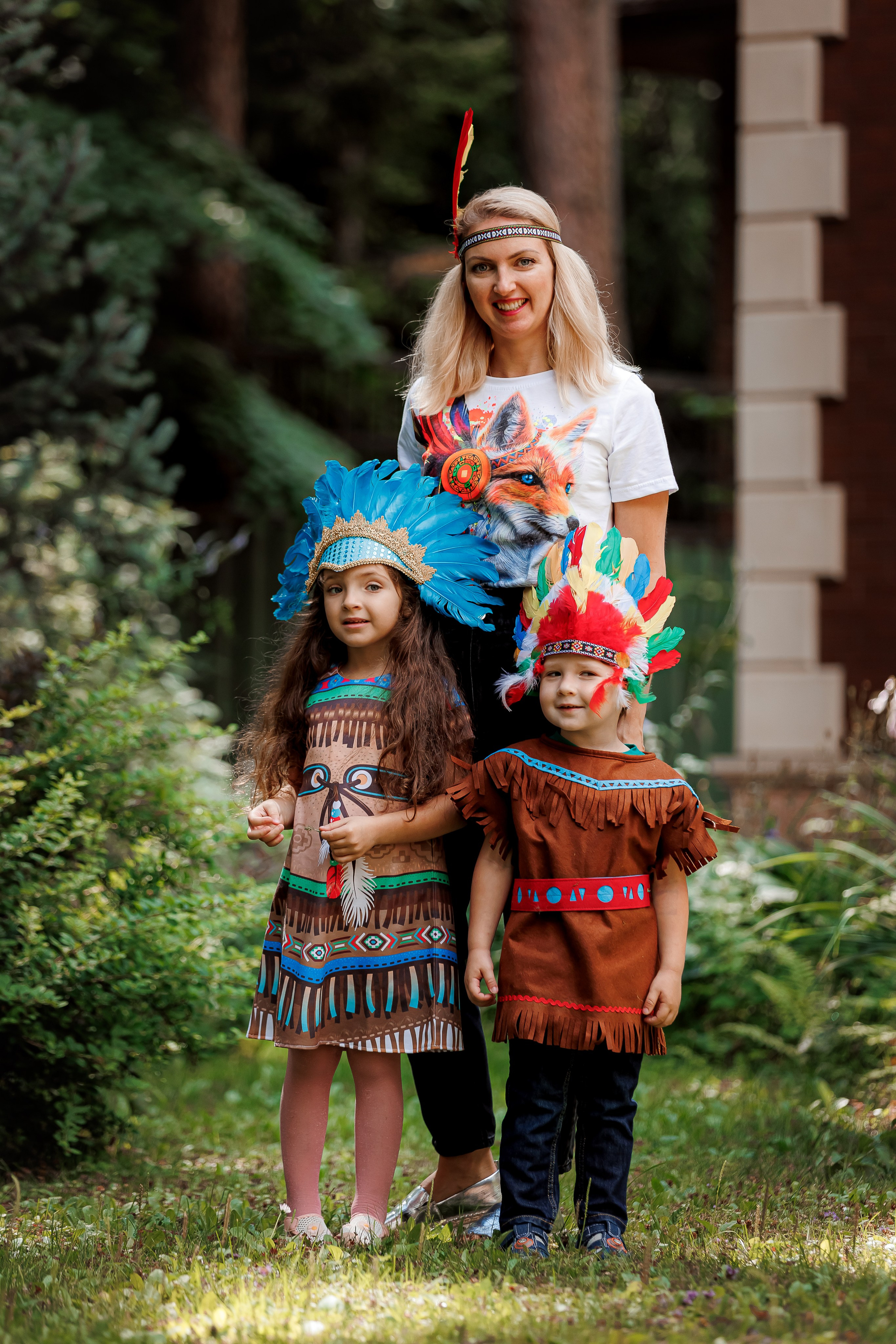 День рождения Леона «Индейцы». Семейный и детский фотограф Комина Елена, Власиха, Одинцово