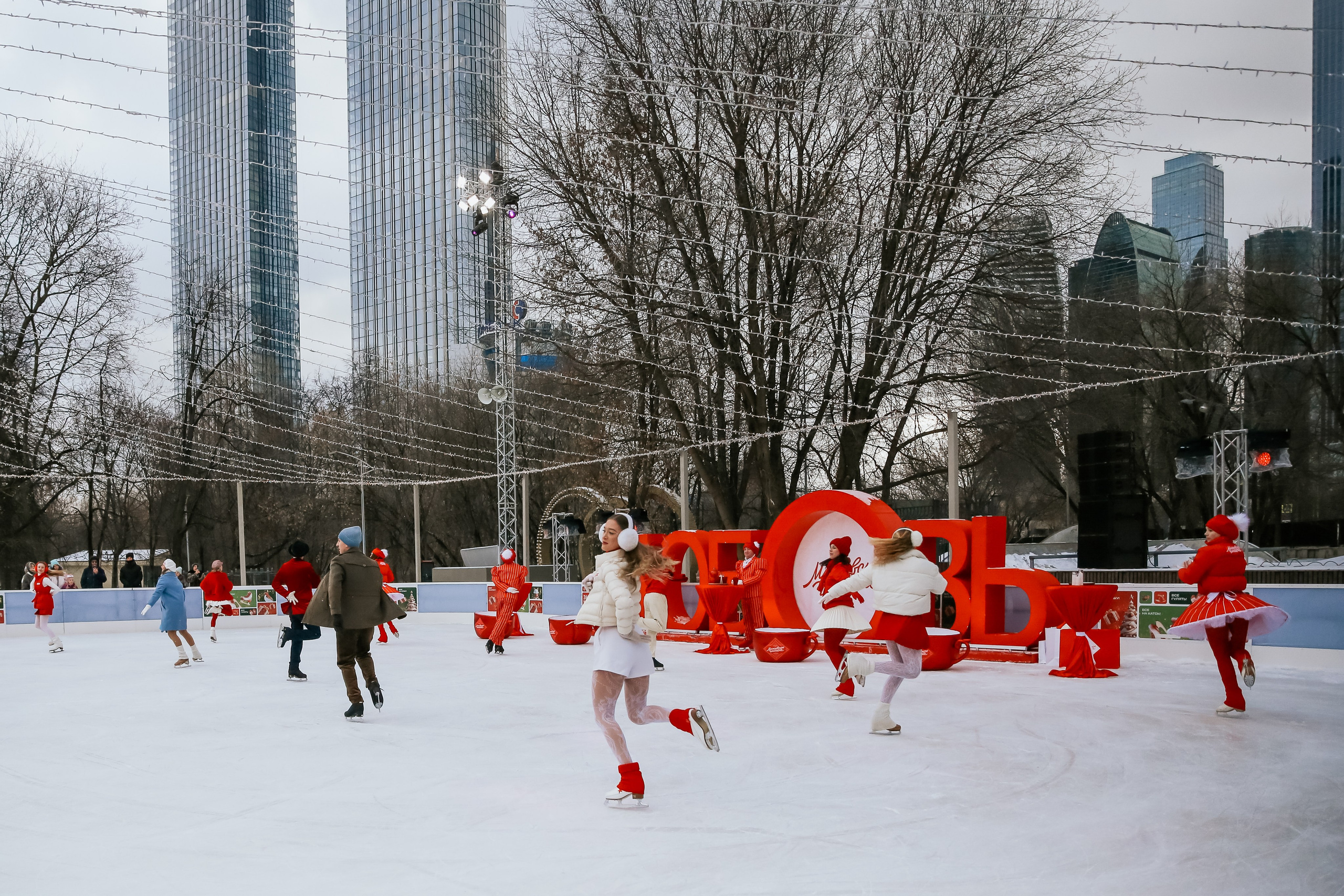 Ледовое шоу Сити каток Московское Чаепитие. Фотограф и видеограф Анна Домашенко