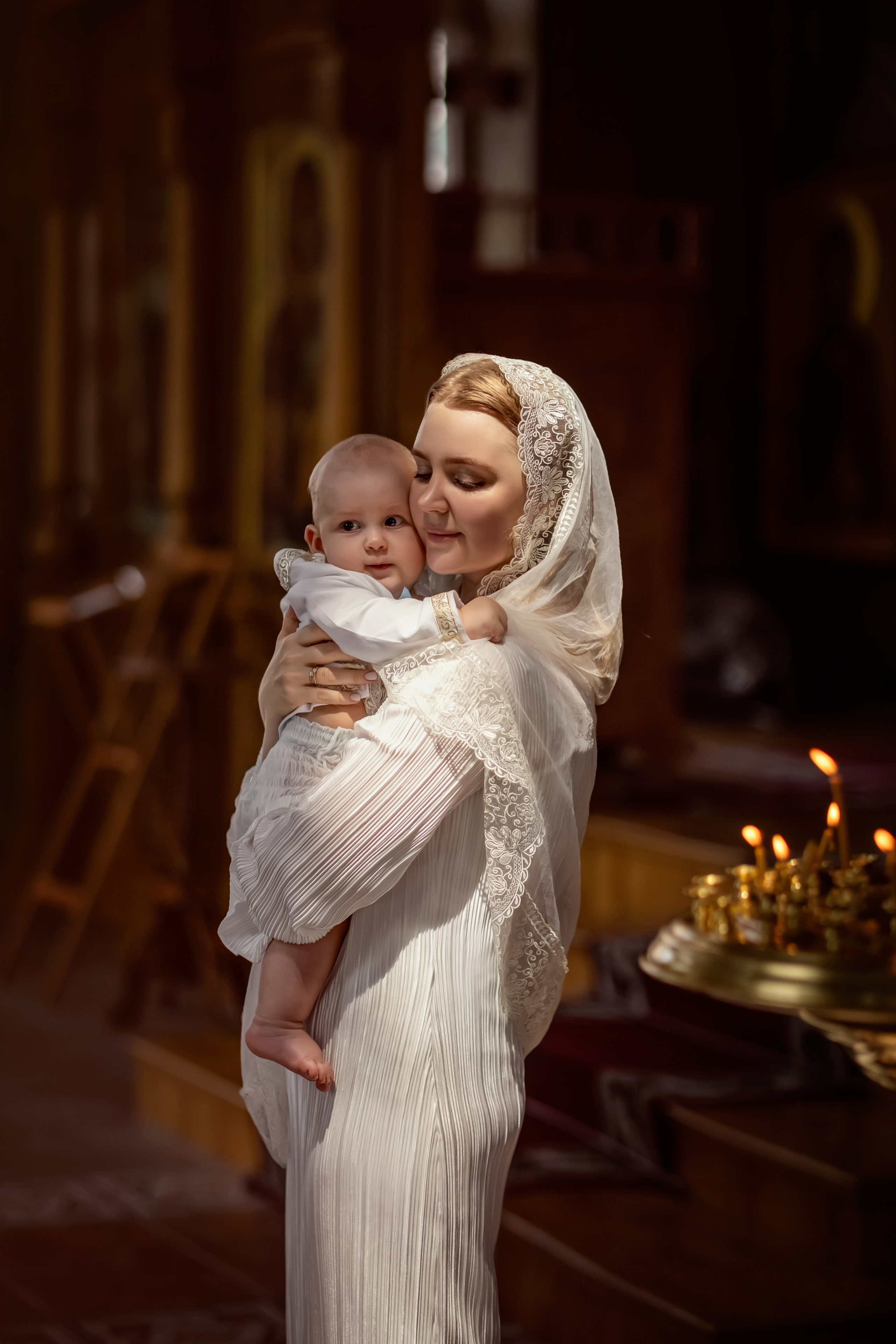 Крещение в Храме Преполовения Пятидесятницы в городе  Ростов-на-Дону. Олеся Семейская свадебный и семейный фотограф в Ростове-на-Дону