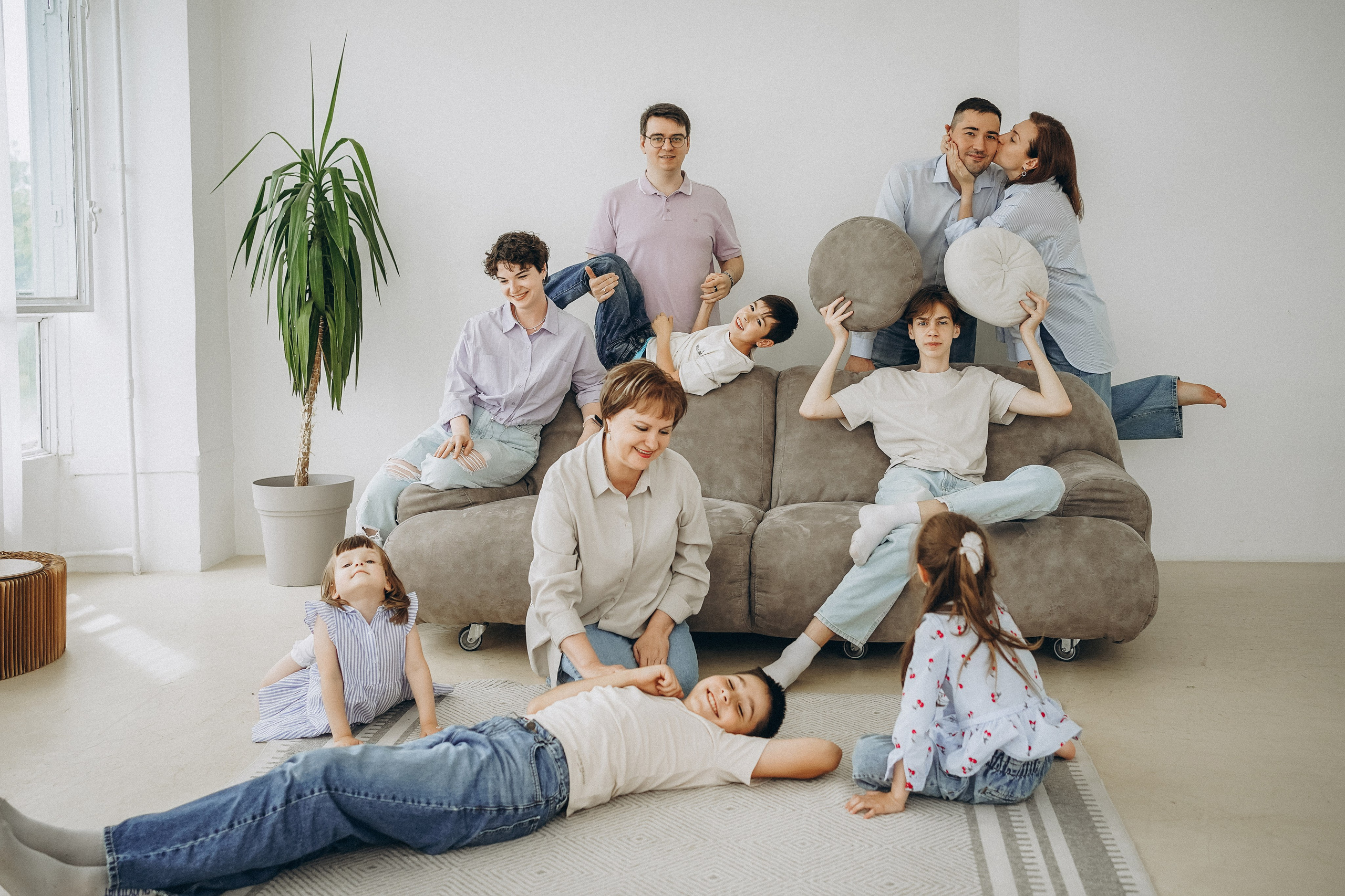 История большой семьи. Фотограф Наталья Колганова