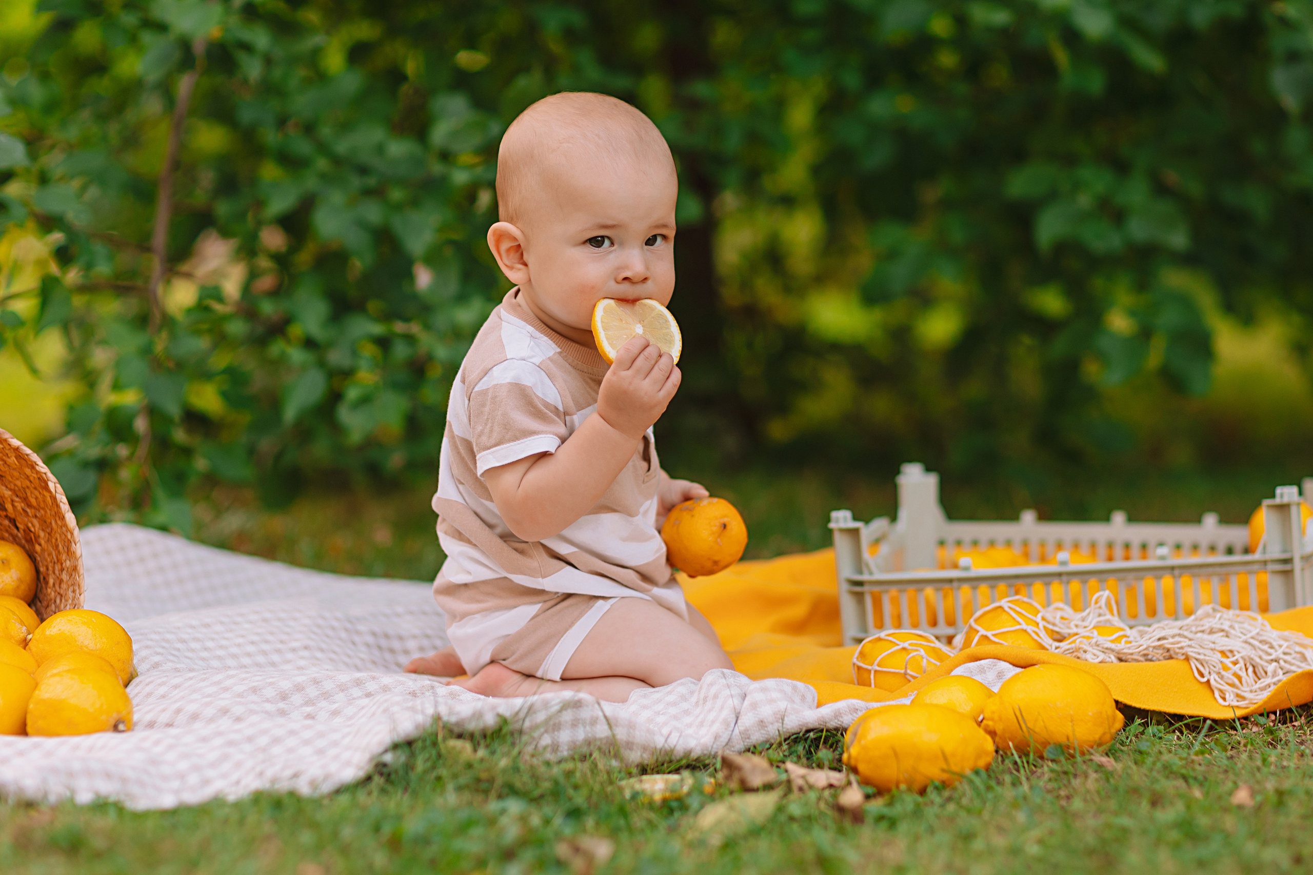Лимоны. Семейный фотограф Тюмень, фотограф на роды Салмина Мария