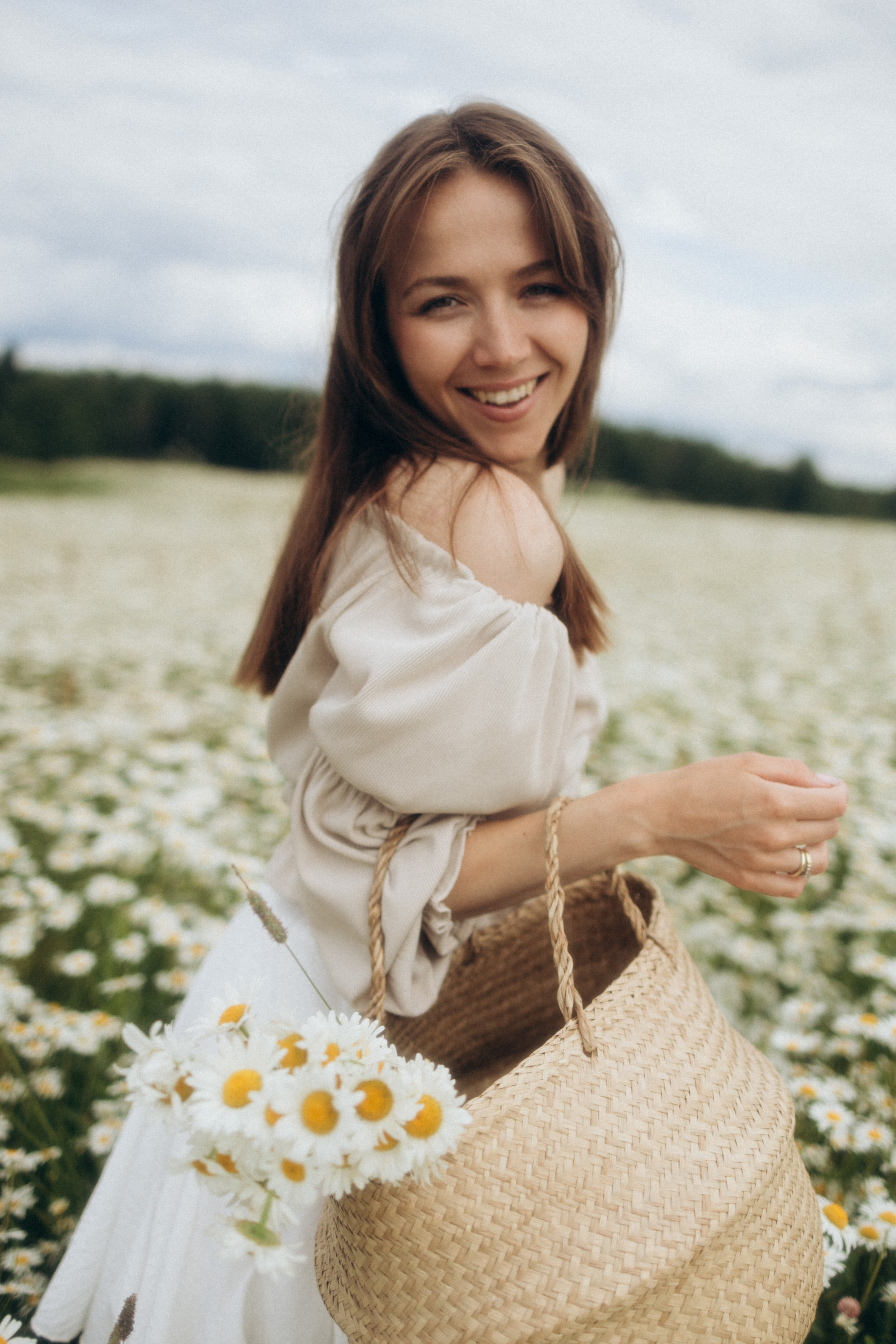 Ромашковое море. Фотограф Валерия Ковпак. Москва. Химки. Куркино