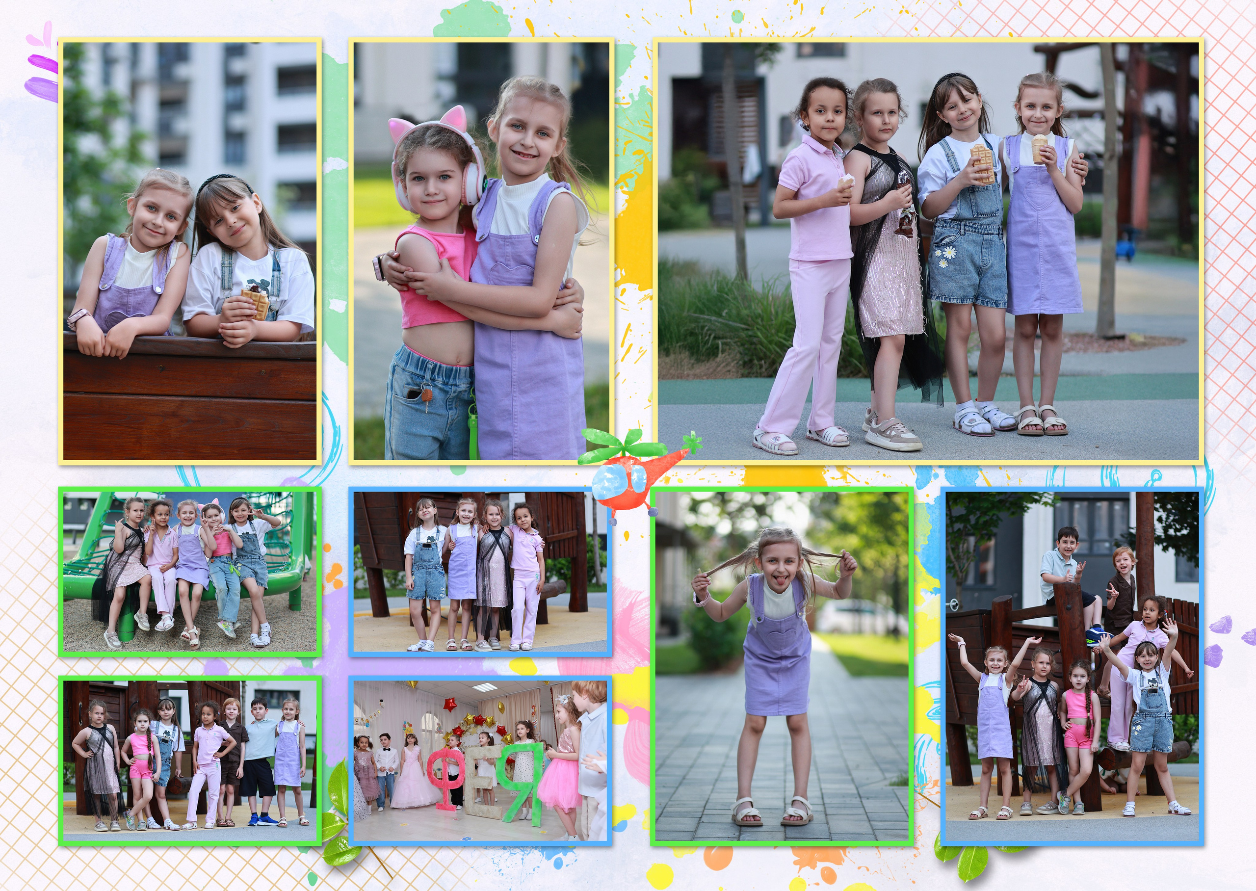 Выпускной альбом в детском саду «Фея». Детский семейный фотограф Краснодар