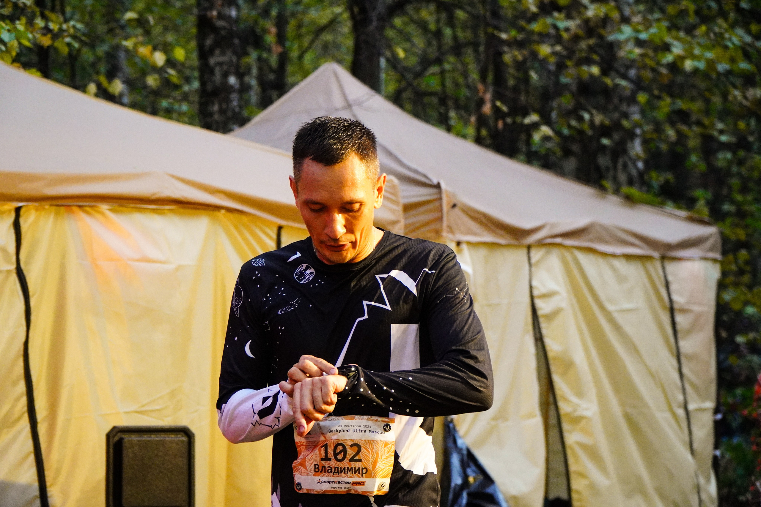 Backyard Ultra Moscow 2024. Роман Капилюшов. Бег. Фото. Видео. г. Люберцы