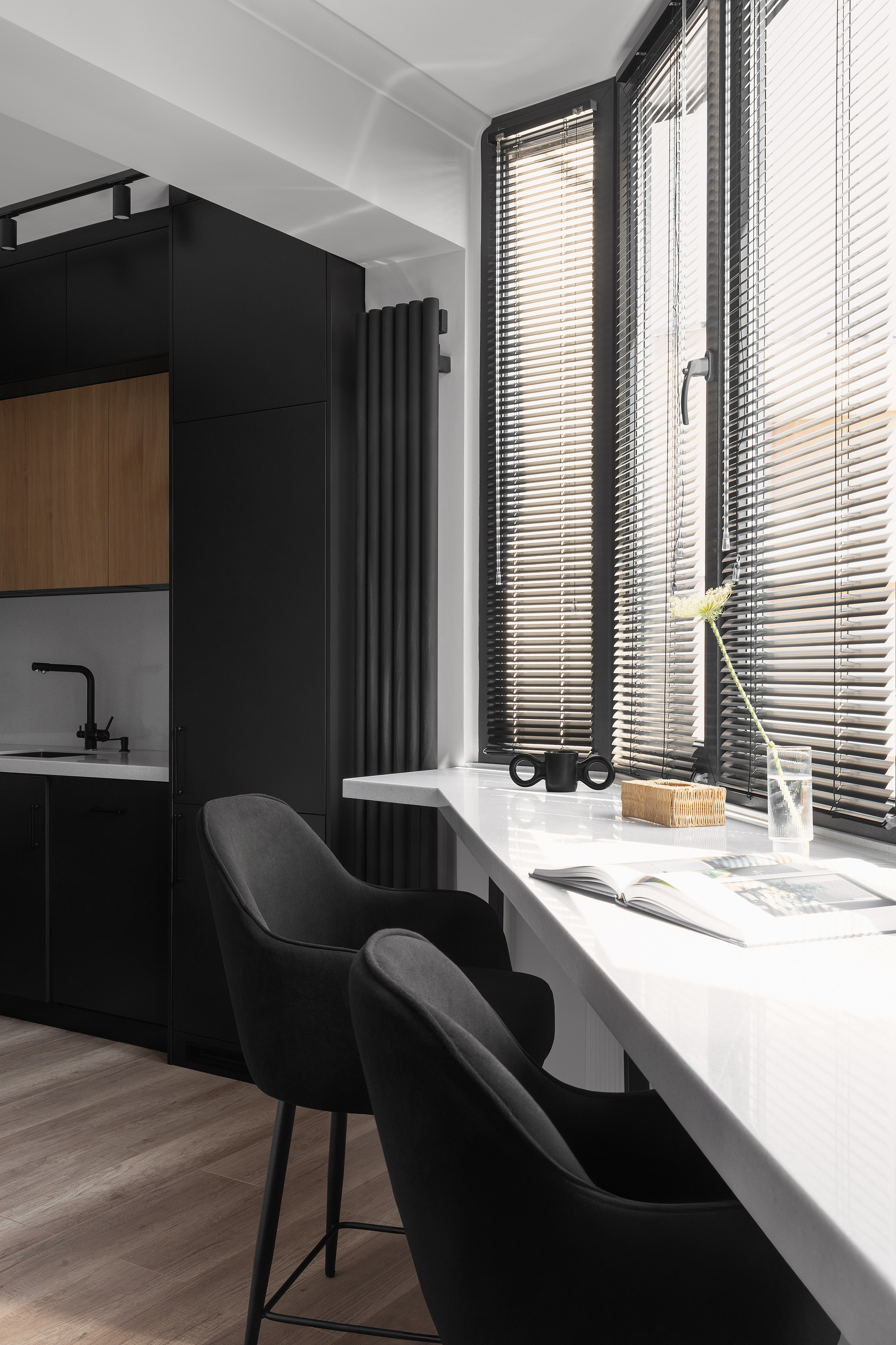 Фотосъёмка интерьера квартиры в Алматы, ЖК «Хан Тенгри». Roman Yakunin — interior photographer in Almaty, Kazakhstan