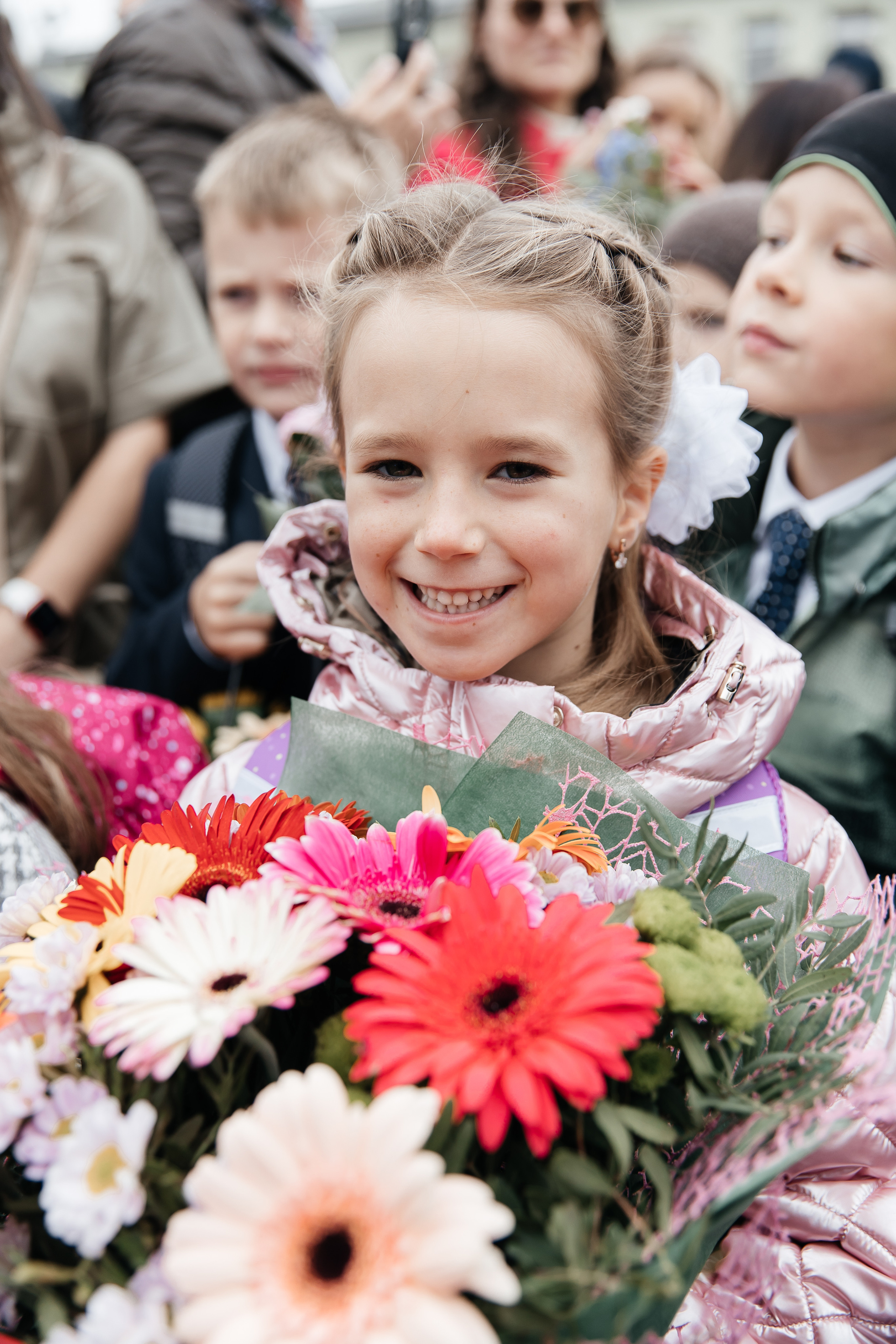 1 сентября в школе 1409 в Москве. Свадебный фотограф в Москве Екатерина Гусева
