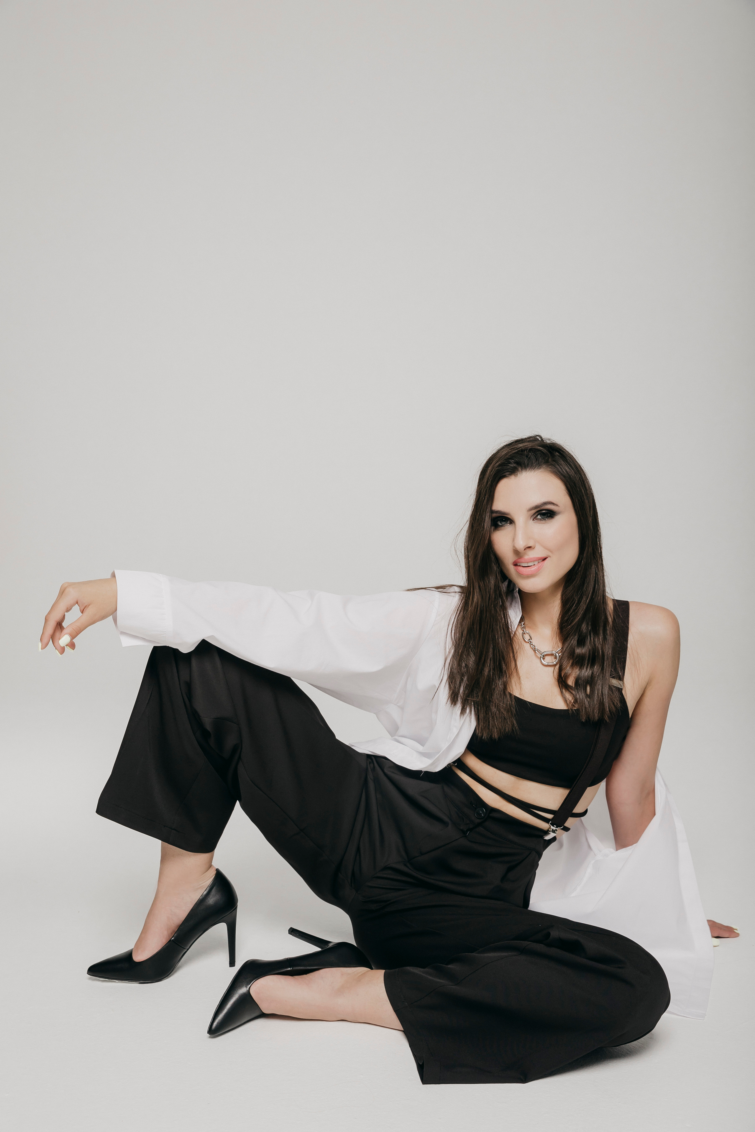 Портретная фотосессия девушки в студии. Свадебный фотограф в Москве Екатерина Гусева