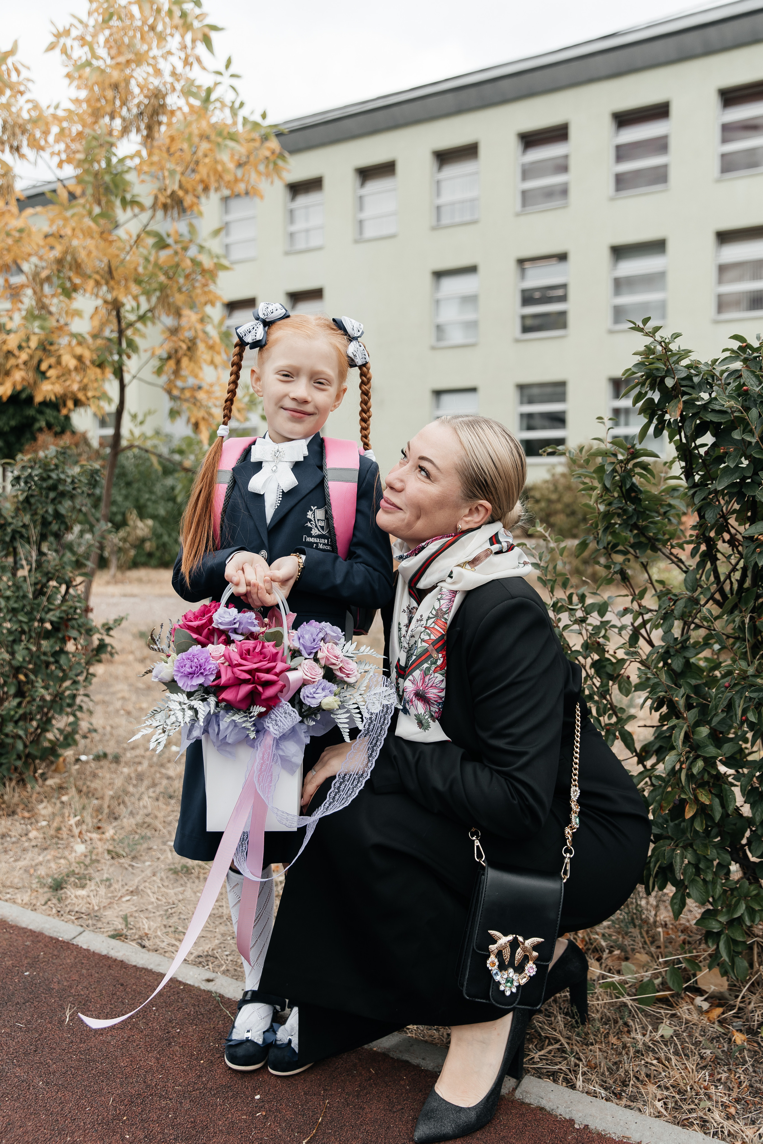 1 сентября в школе 1409 в Москве. Свадебный фотограф в Москве Екатерина Гусева