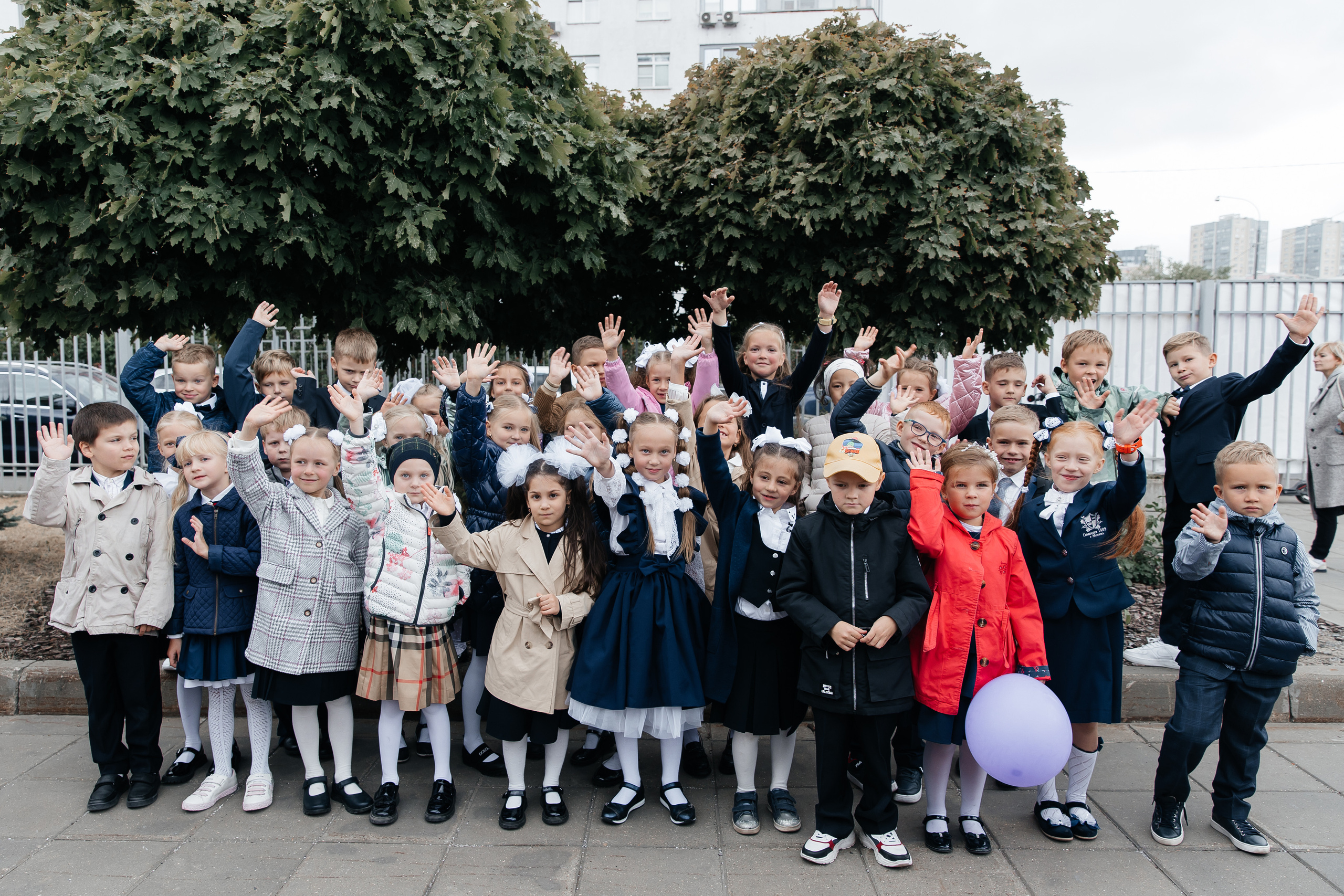 1 сентября в школе 1409 в Москве. Свадебный фотограф в Москве Екатерина Гусева