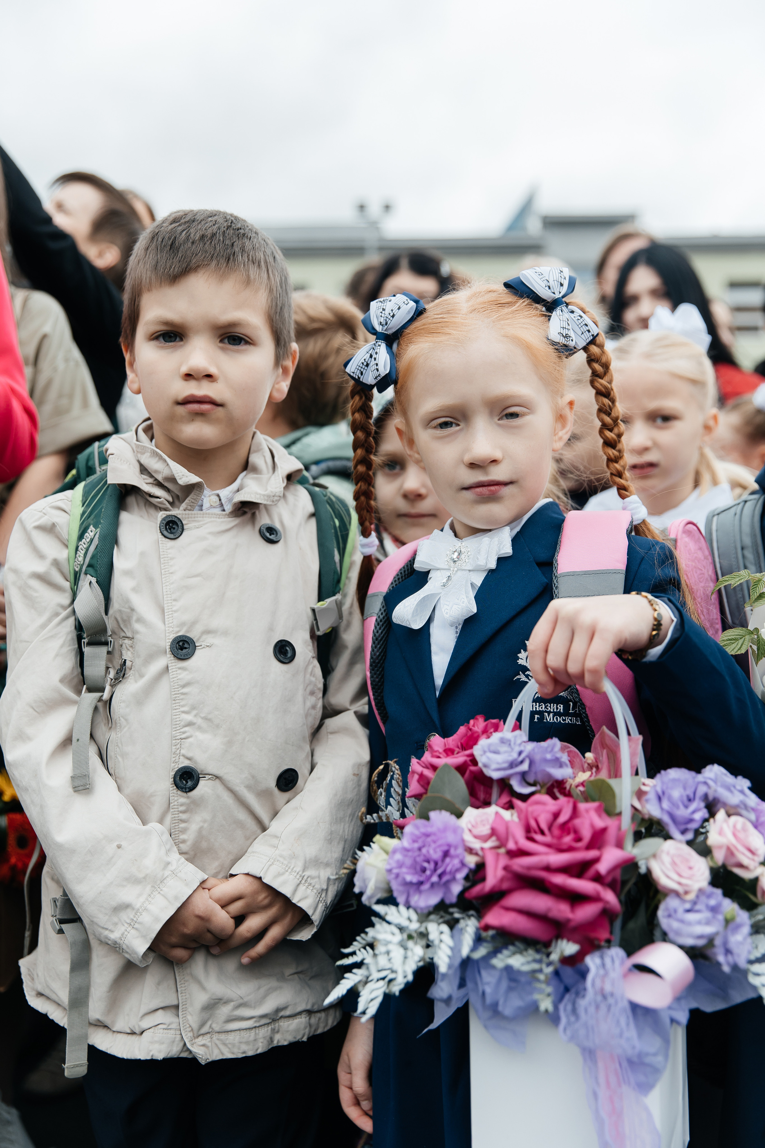 1 сентября в школе 1409 в Москве. Свадебный фотограф в Москве Екатерина Гусева