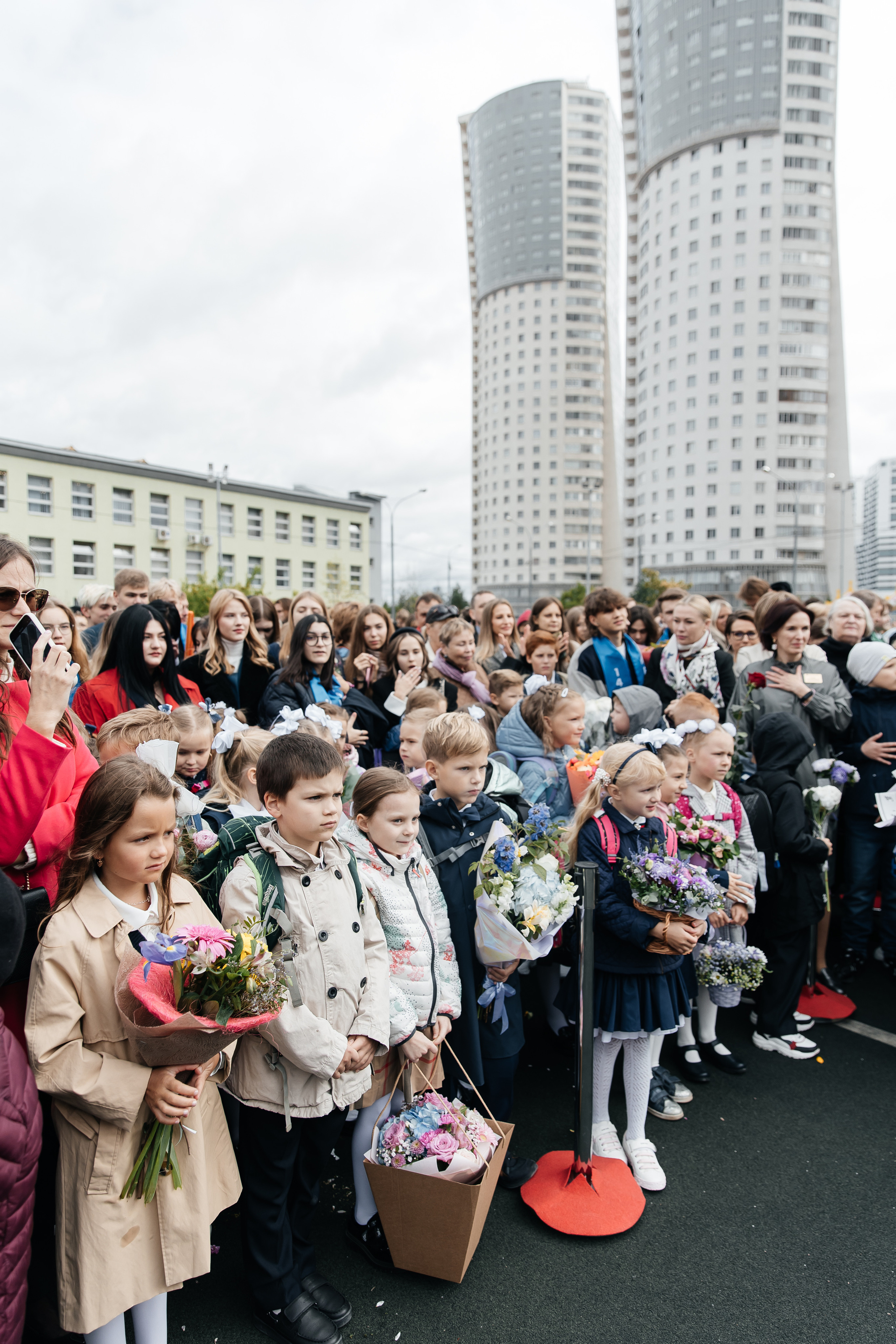 1 сентября в школе 1409 в Москве. Свадебный фотограф в Москве Екатерина Гусева