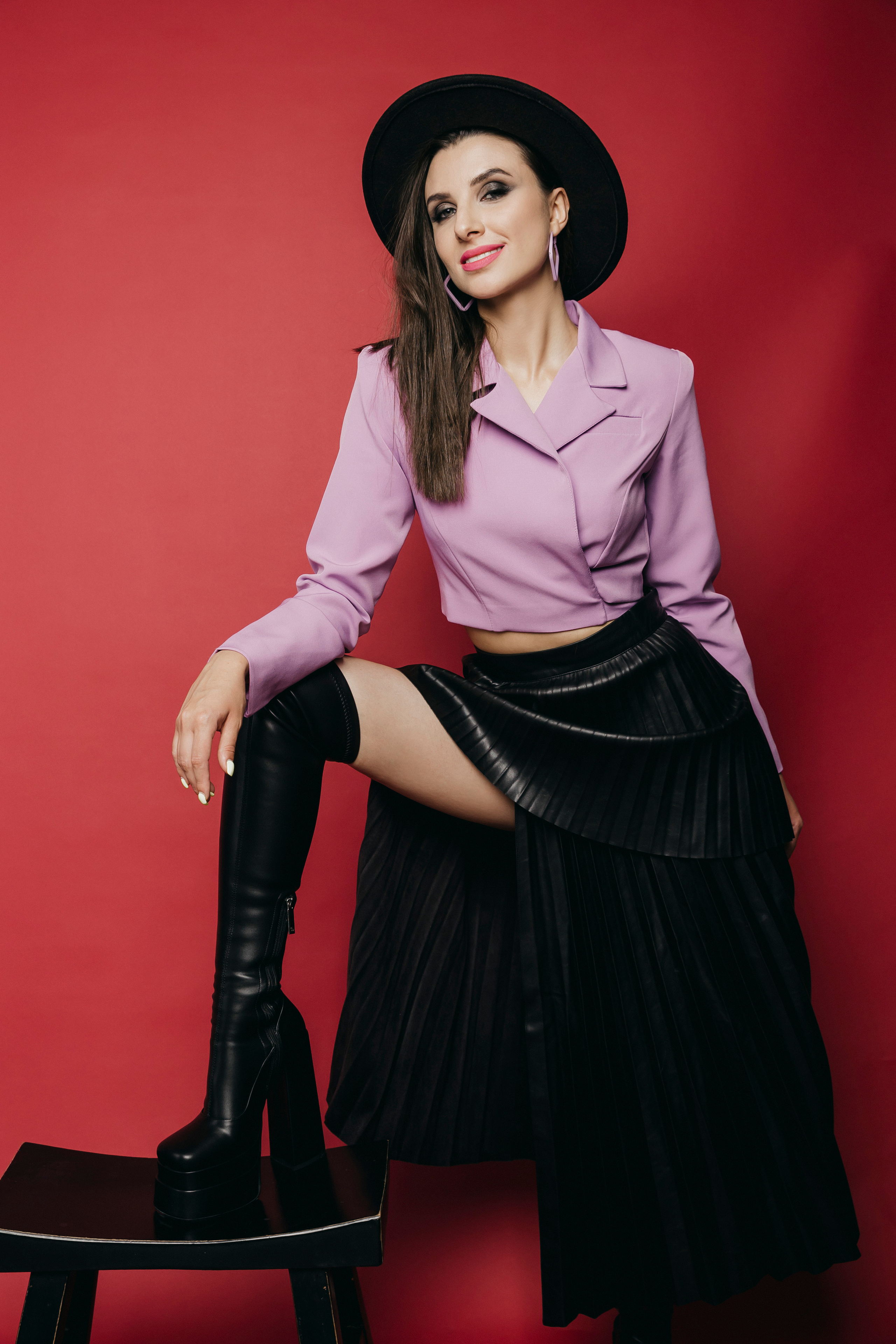 Портретная фотосессия девушки в студии. Свадебный фотограф в Москве Екатерина Гусева