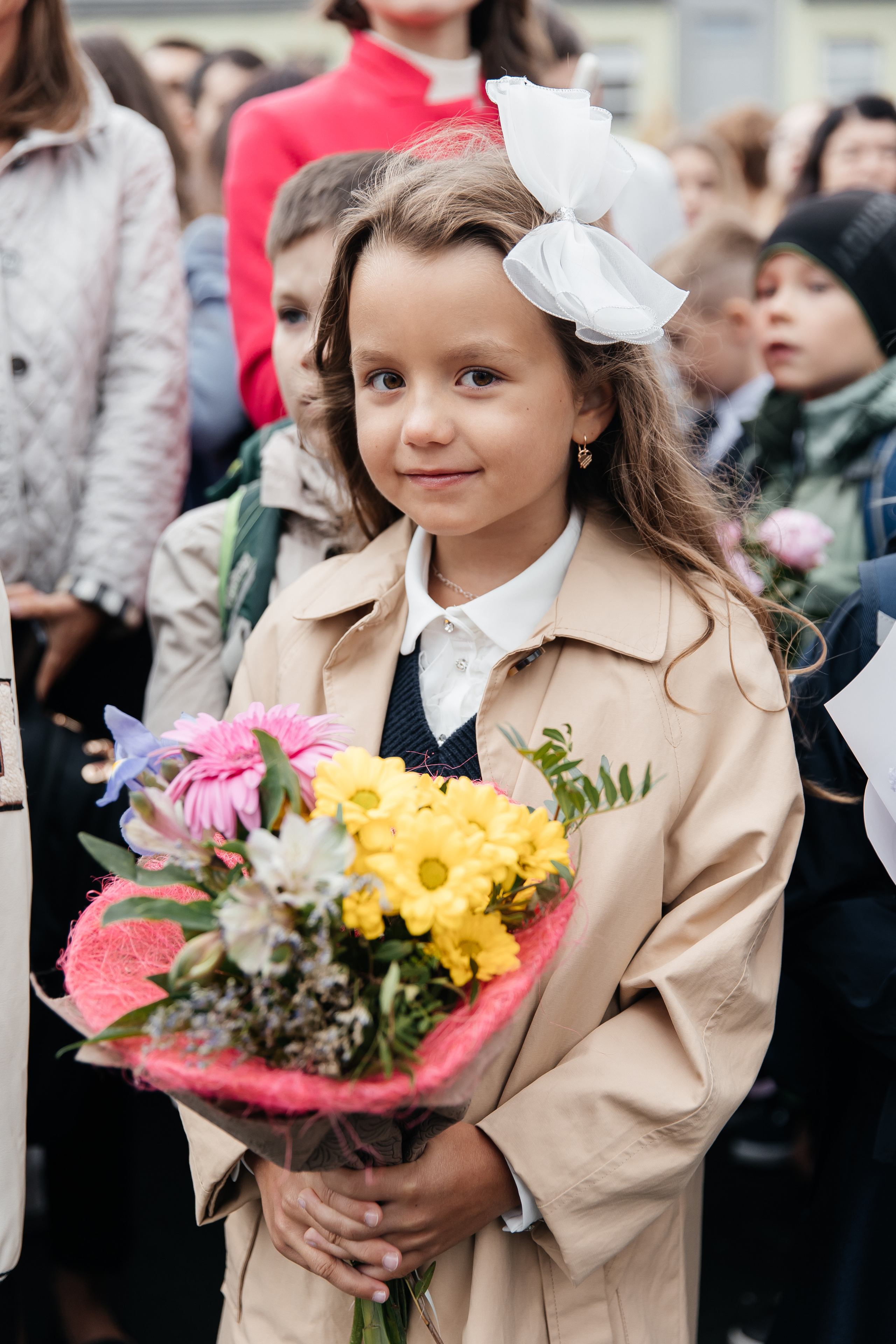1 сентября в школе 1409 в Москве. Свадебный фотограф в Москве Екатерина Гусева