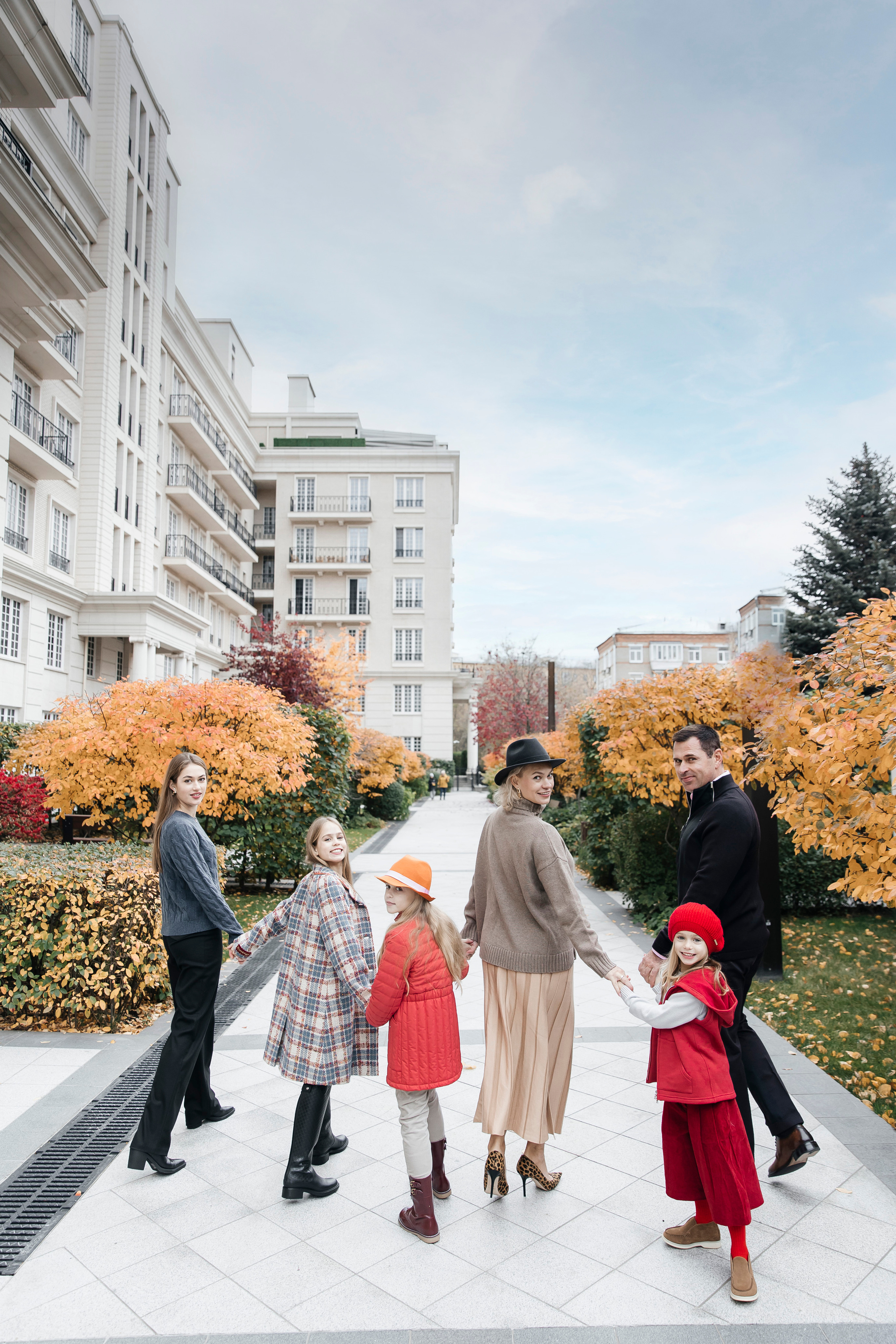 Семейная, осенняя фотосессия в Москве. Свадебный фотограф в Москве Екатерина Гусева