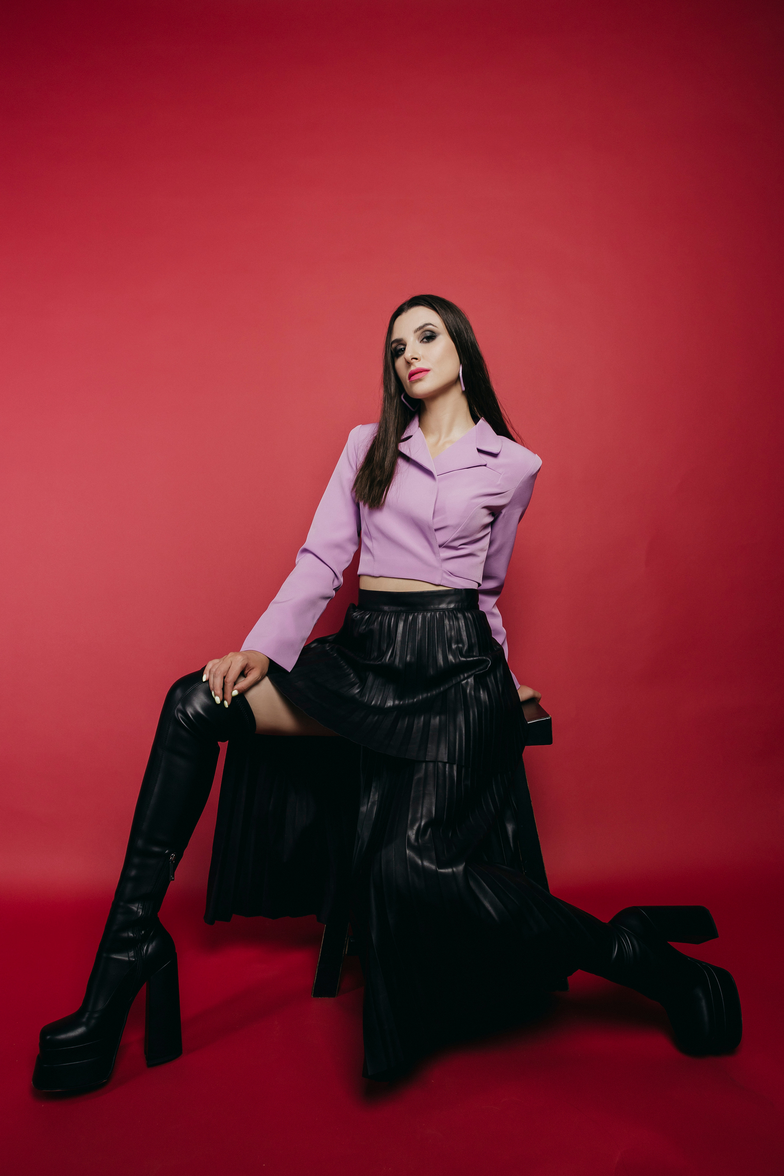 Портретная фотосессия девушки в студии. Свадебный фотограф в Москве Екатерина Гусева