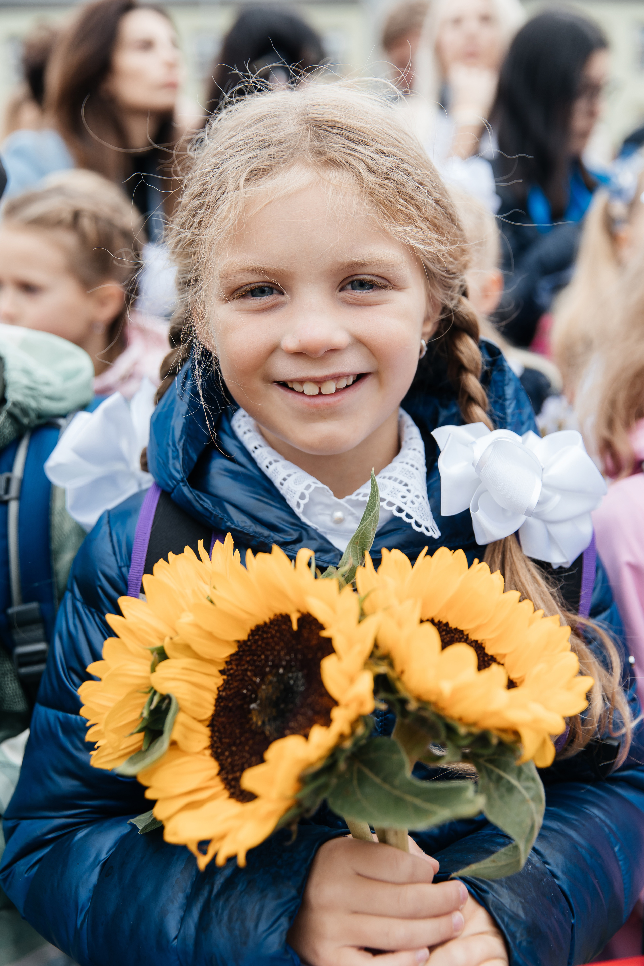 1 сентября в школе 1409 в Москве. Свадебный фотограф в Москве Екатерина Гусева