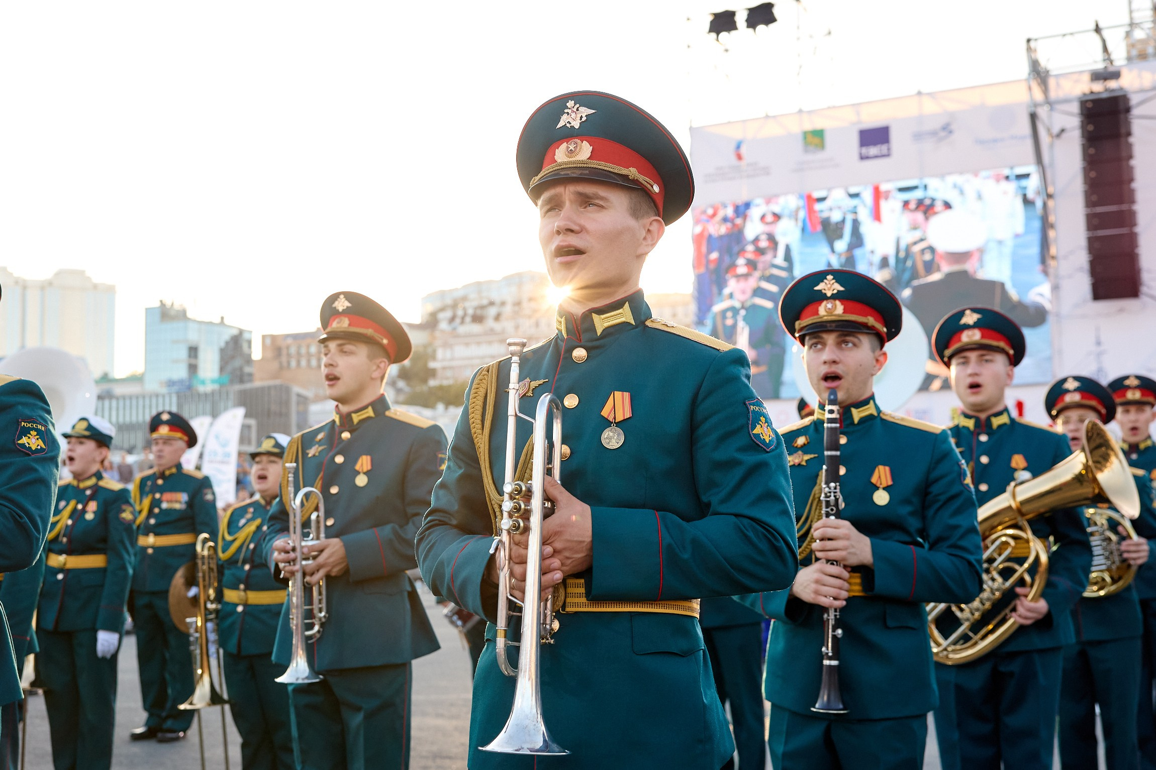 «Тихоокеанские марши» Плац-концерт