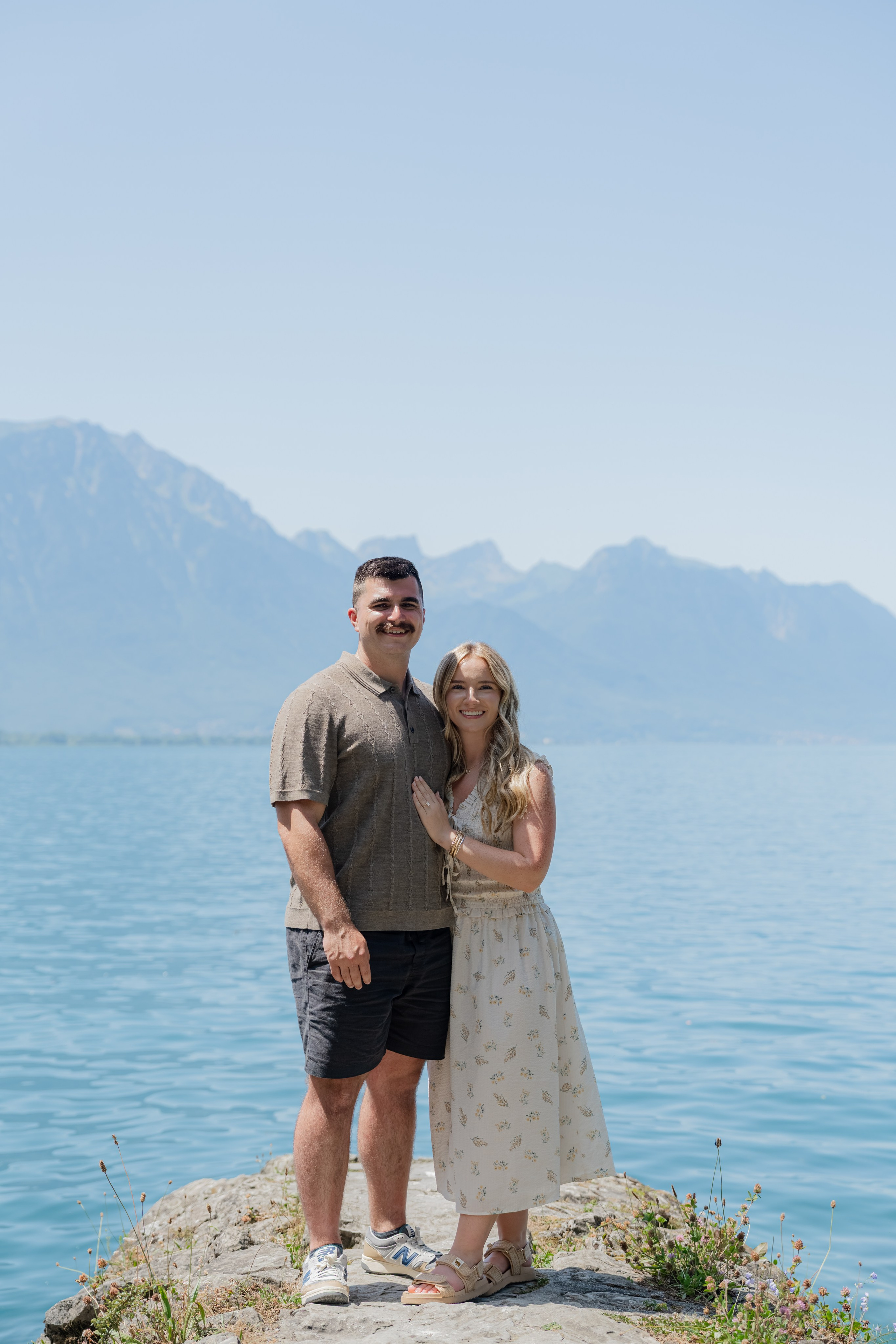 Brooklyn & Dakota | Proposal Montreux. Профессиональный свадебный фотограф в Женеве и Швейцарии | Таня Вовчецкая