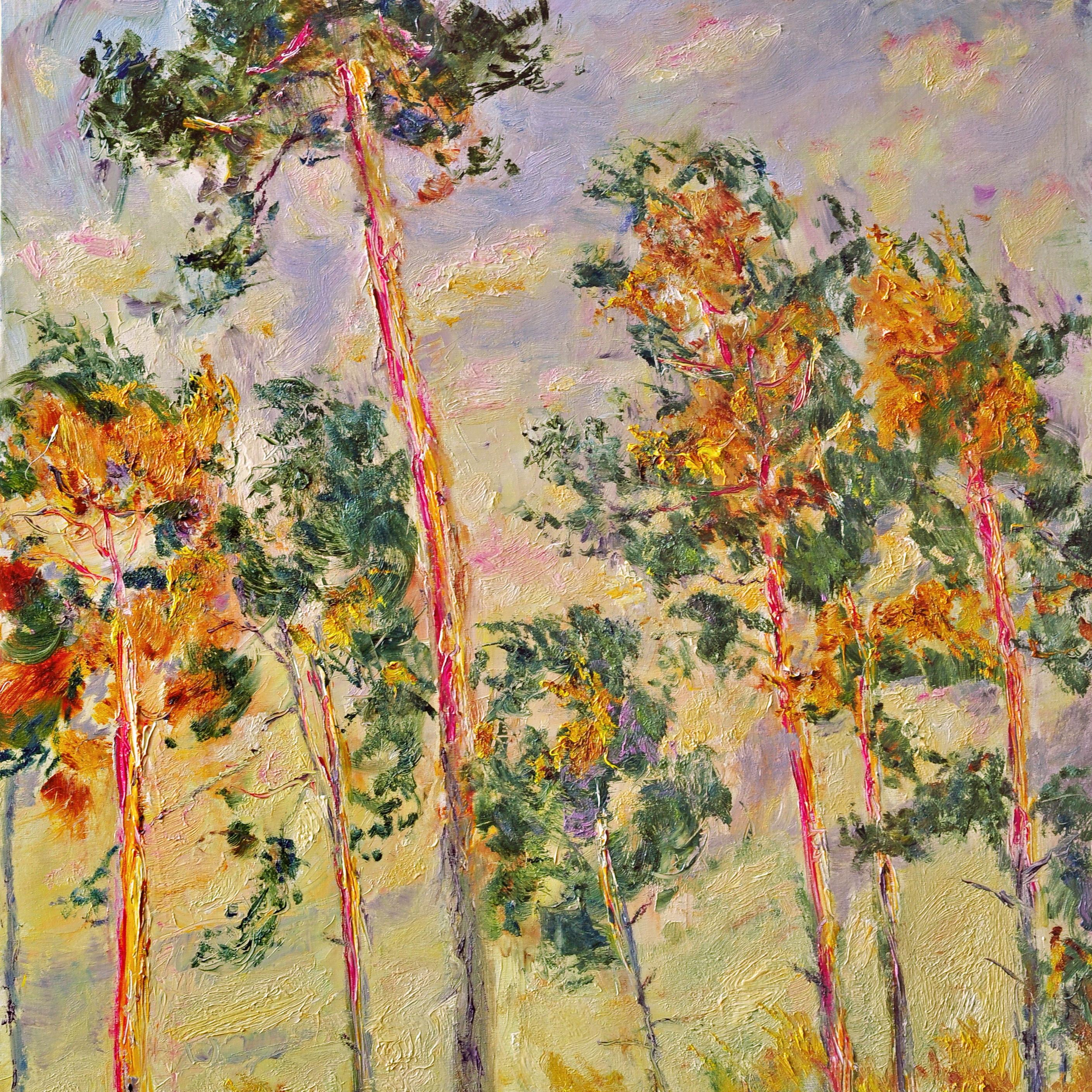 "Сосны XI" холст, масло, 60х60см., 2012 год