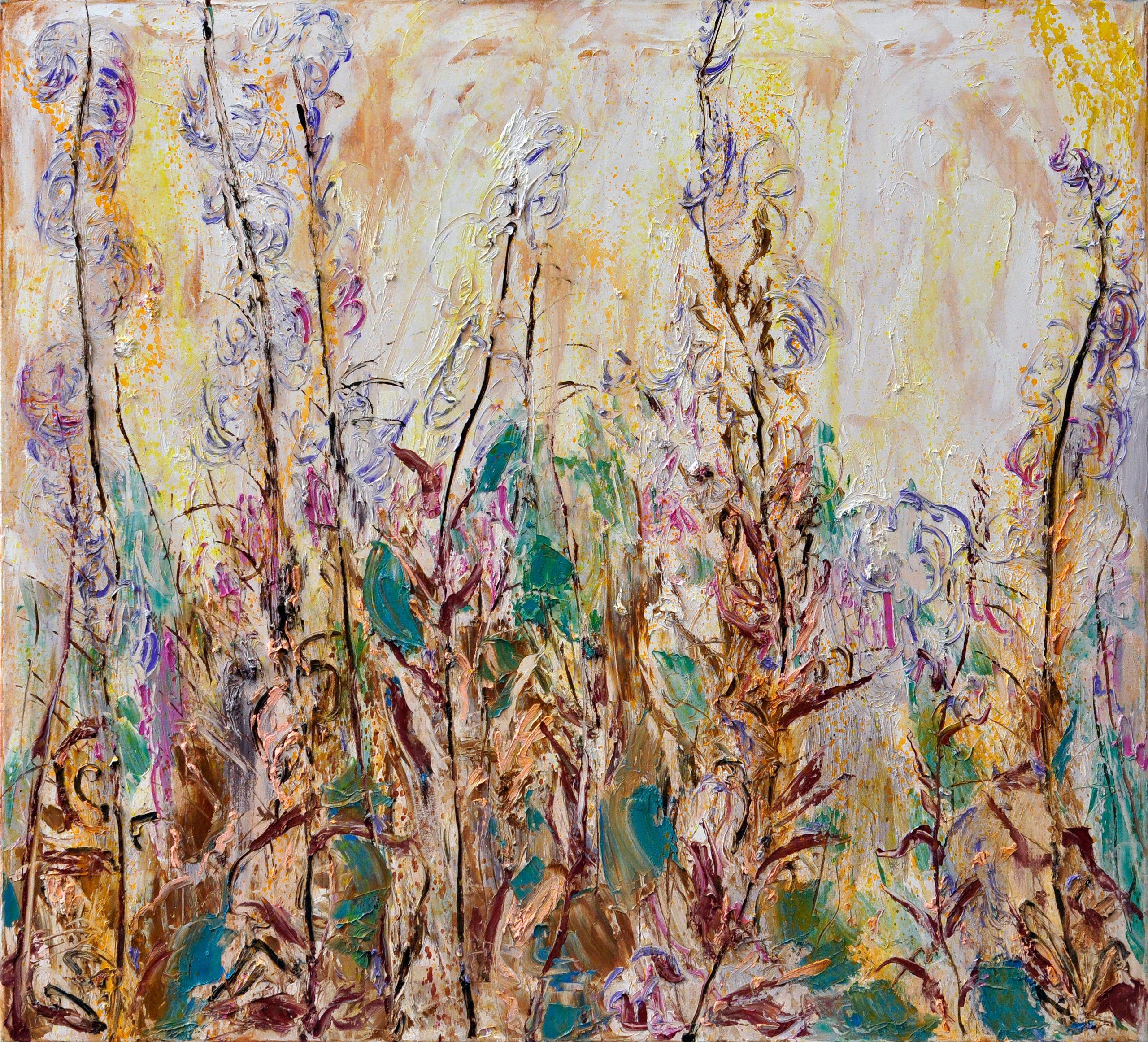 "Осенние травы V" холст, масло, 95х105см., 2021 год