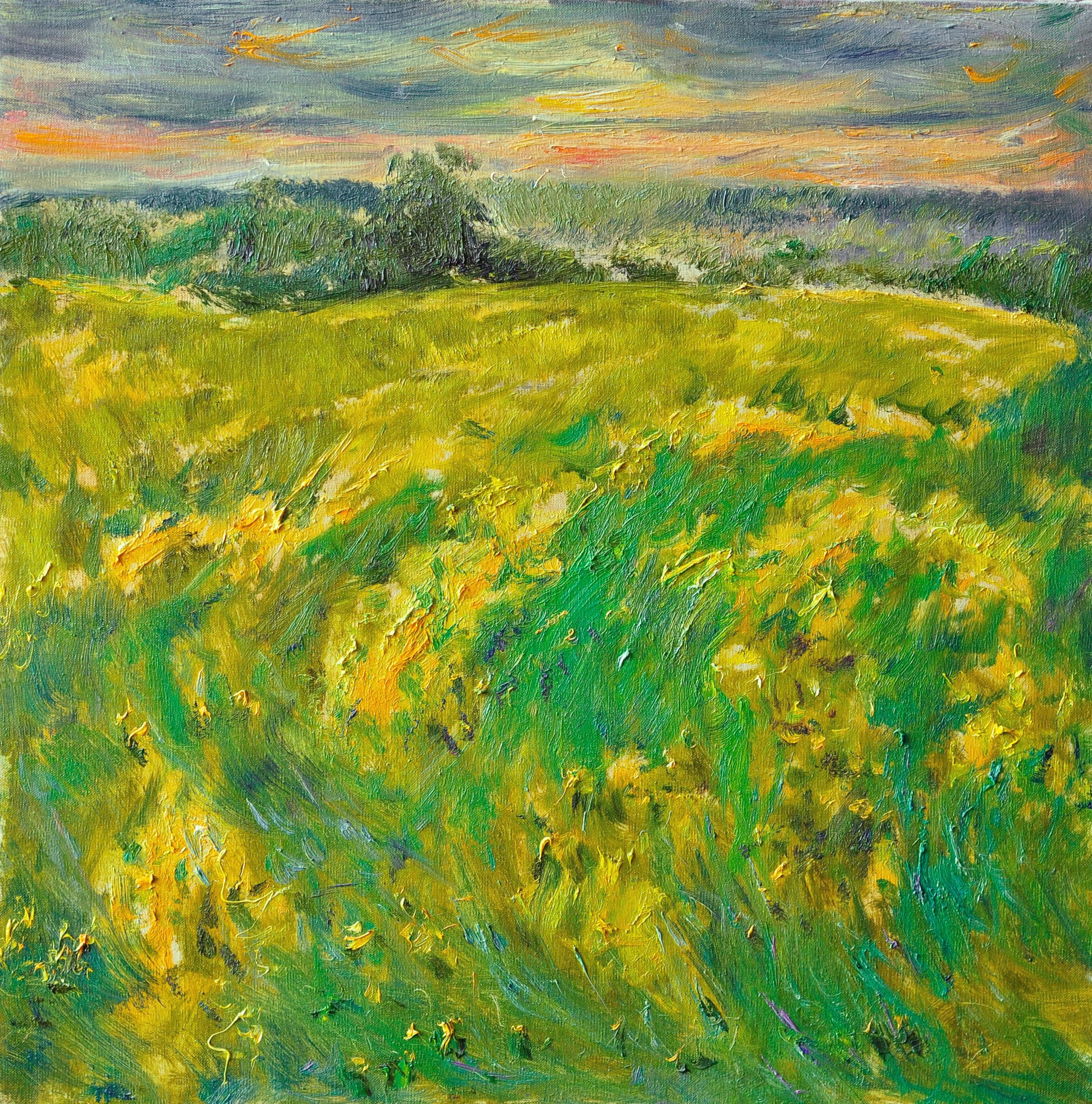  "Цветущие травы VIII" холст, масло, 40x40см., 2011 год