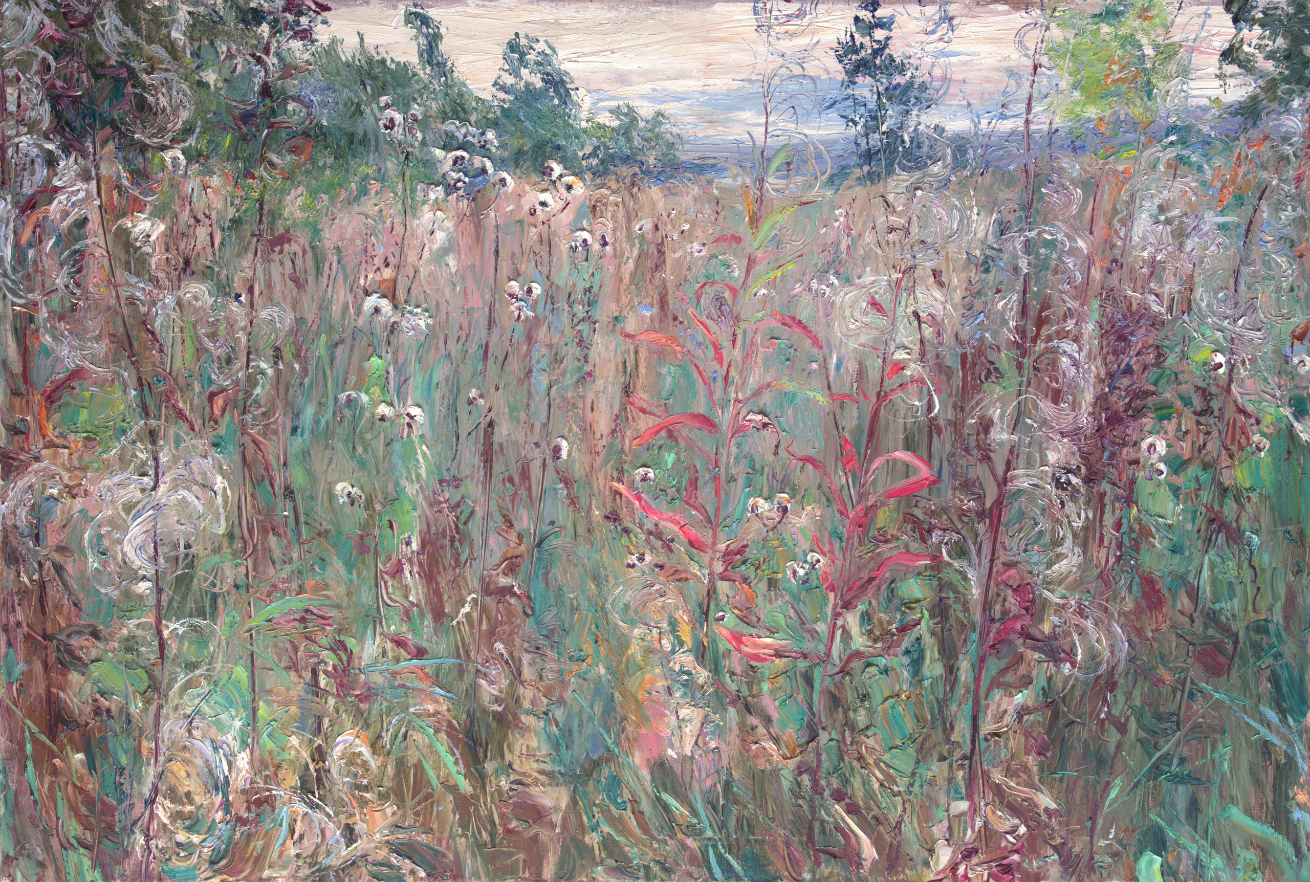 "Осенние травы VI"  холст, масло, 105х150см., 2021 год